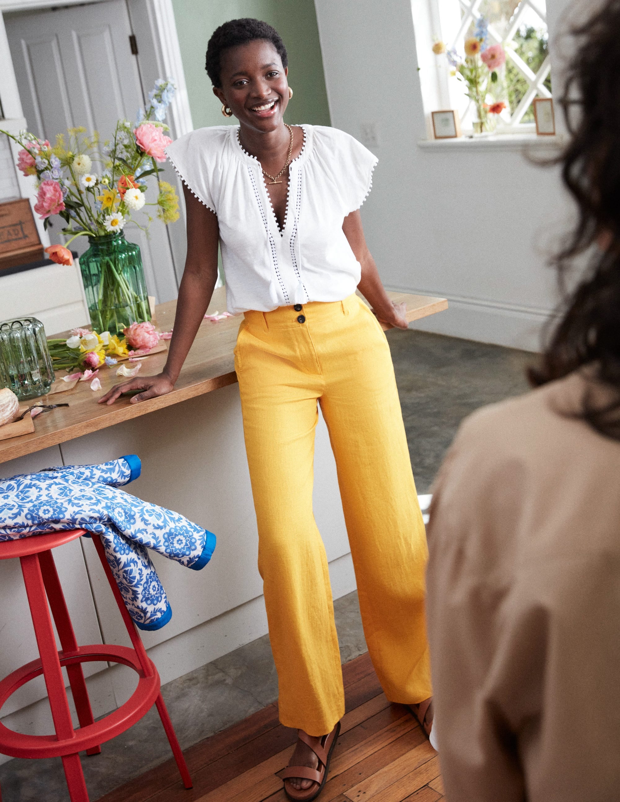  Millie Trim Detail Top-White、mySite、ashleygrahame