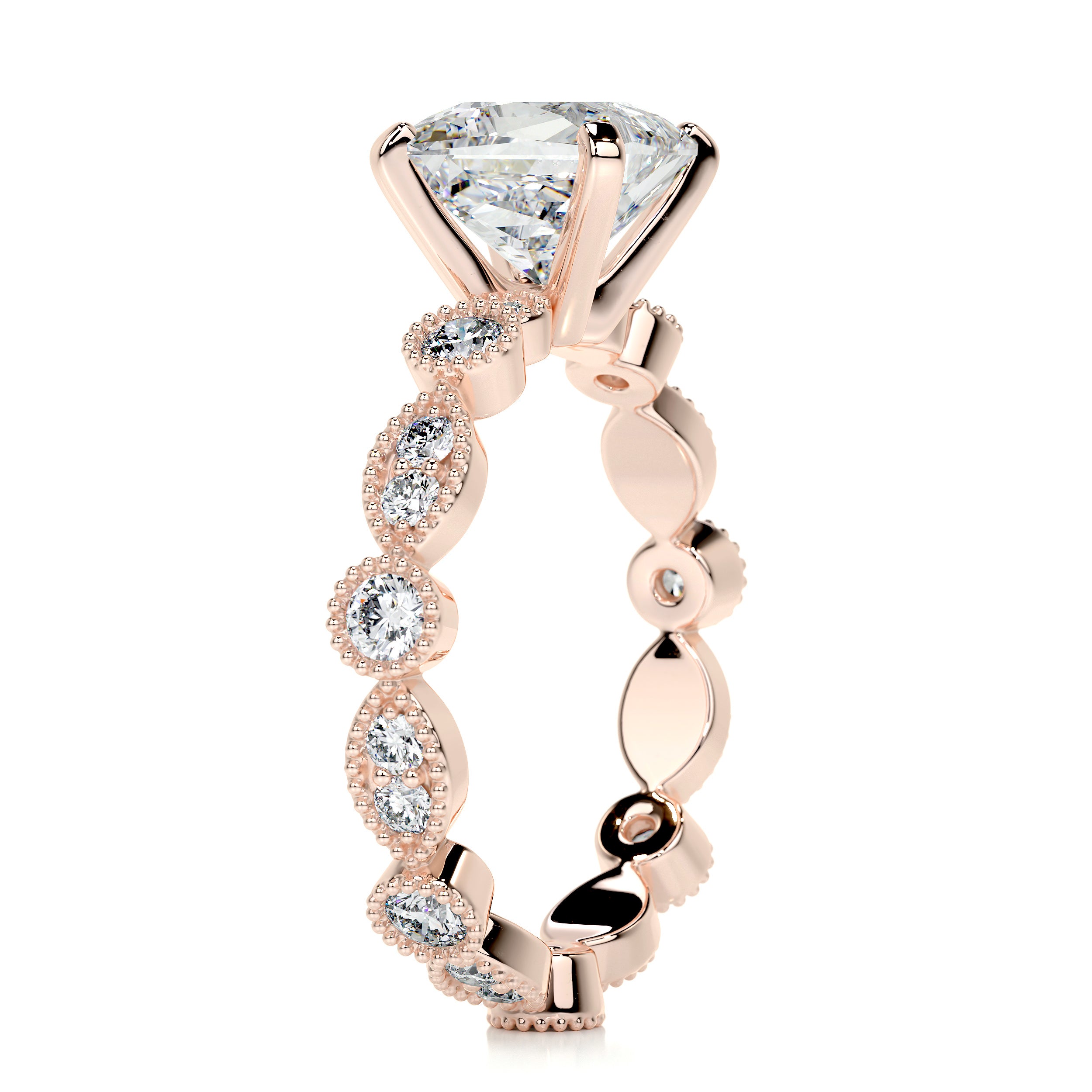 Amelia Diamond Engagement Ring -14K Rose Gold、mySite、hinf8tx79