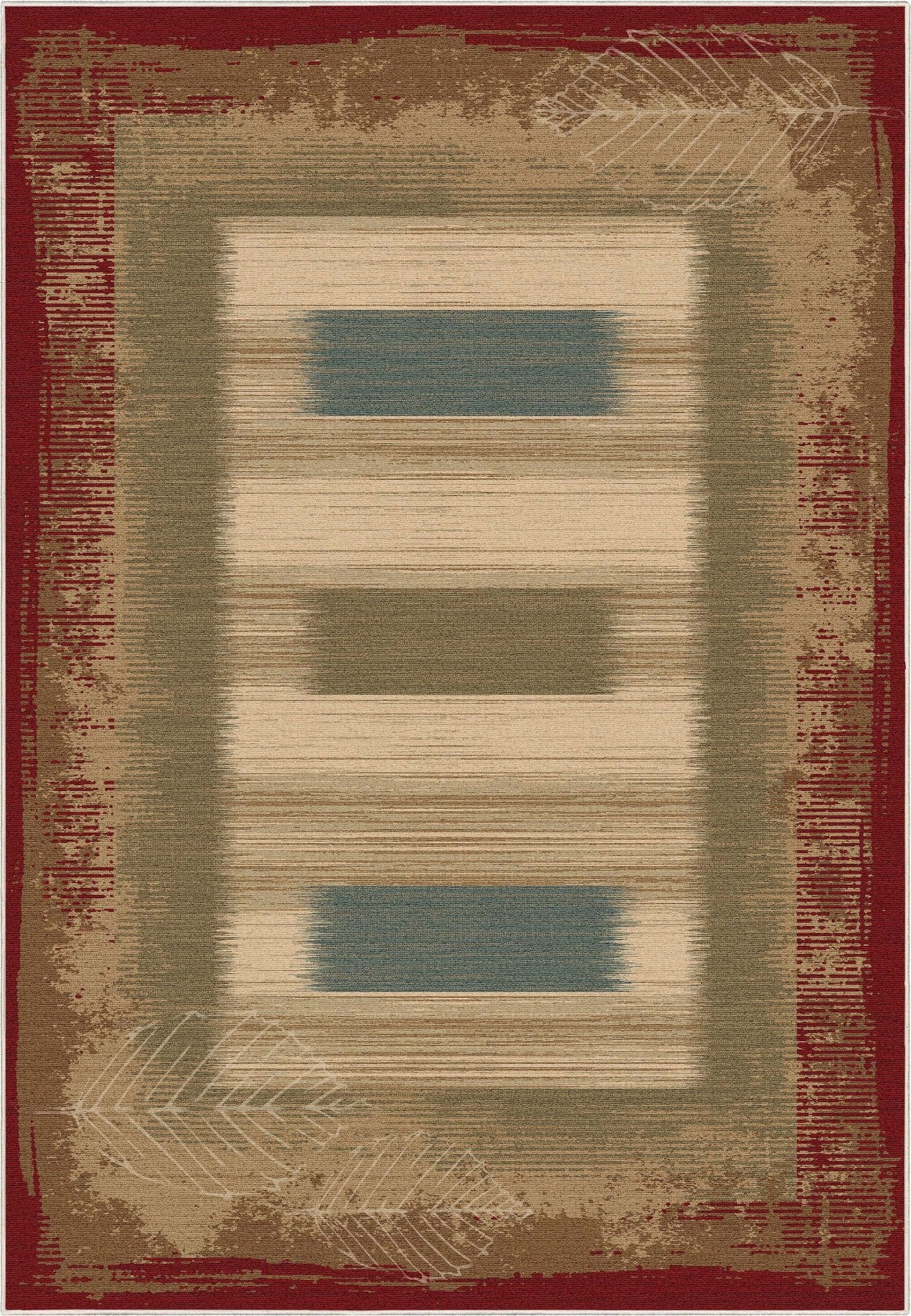 Modern Border Flat-Weave Rug Perfect for High-Traffic Areas、mySite、gigharbornorthrealestate