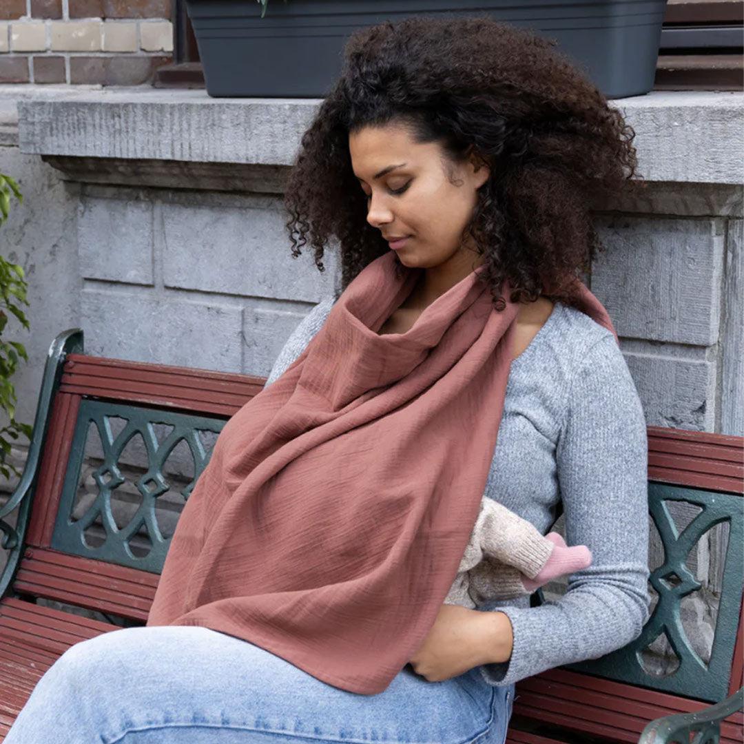  Doomoo Mom N Play Breastfeeding Cape - Brick、mySite、merchandisen