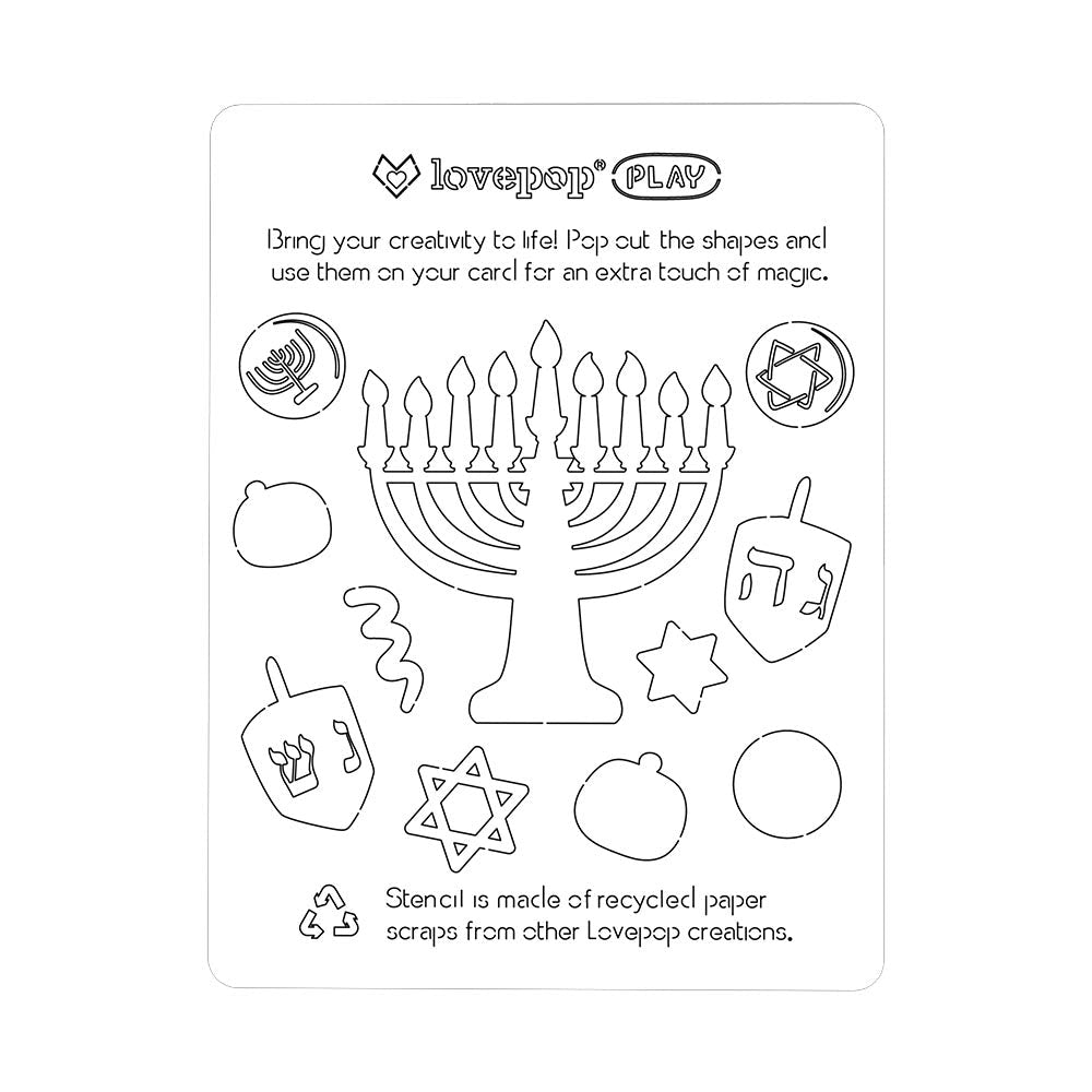  Playpop Hanukkah Menorah Cards、mySite、elrpsem3k