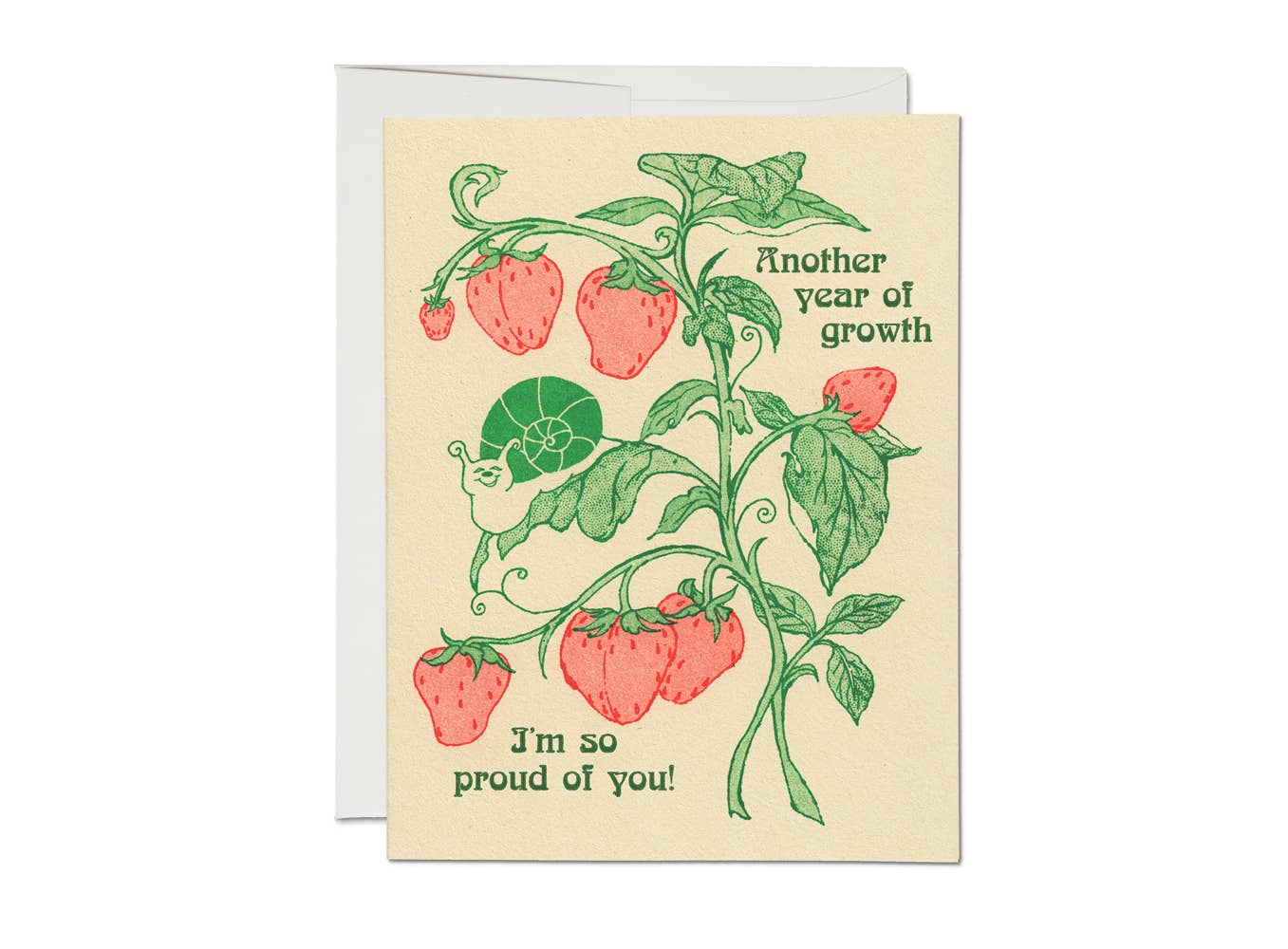 Red Cap Cards - Another Year of Growth birthday greeting card、mySite、garagedoors4me