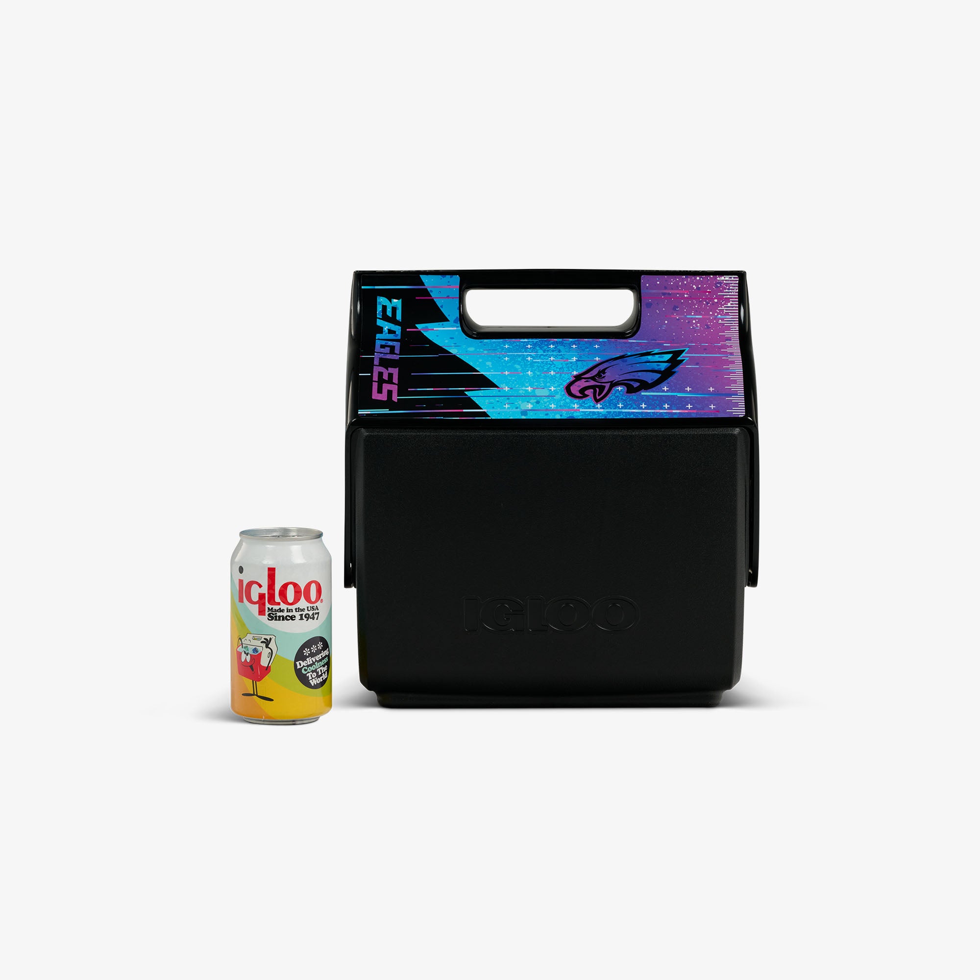 NFL Neon Philadelphia Eagles Little Playmate® 7 Qt Cooler、mySite、noshort