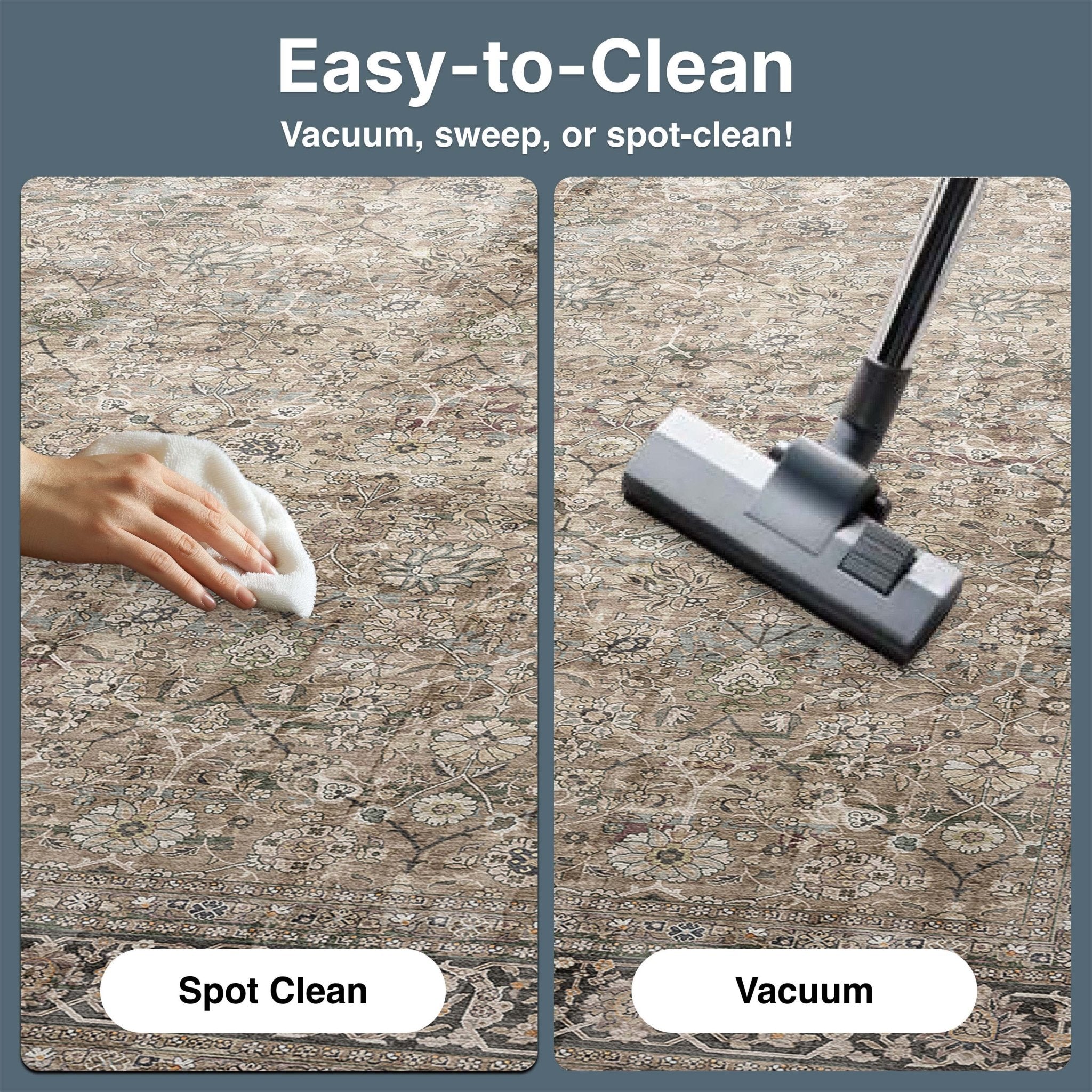 Delphine Vintage Persian Oriental Flat-Weave Rug、mySite、gigharbornorthrealestate