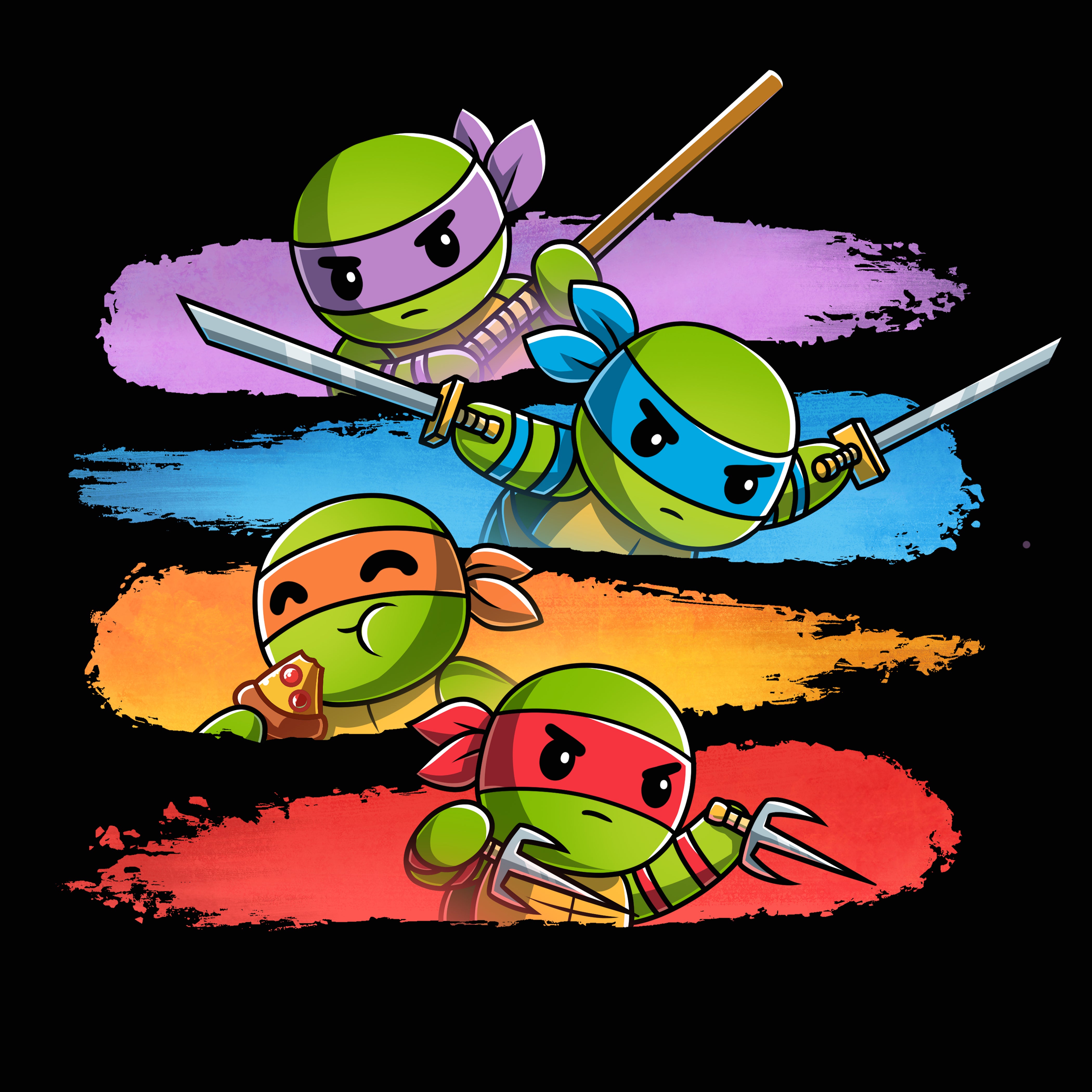 Colorful Teenage Mutant Ninja Turtles、mySite、lovesweatpilates