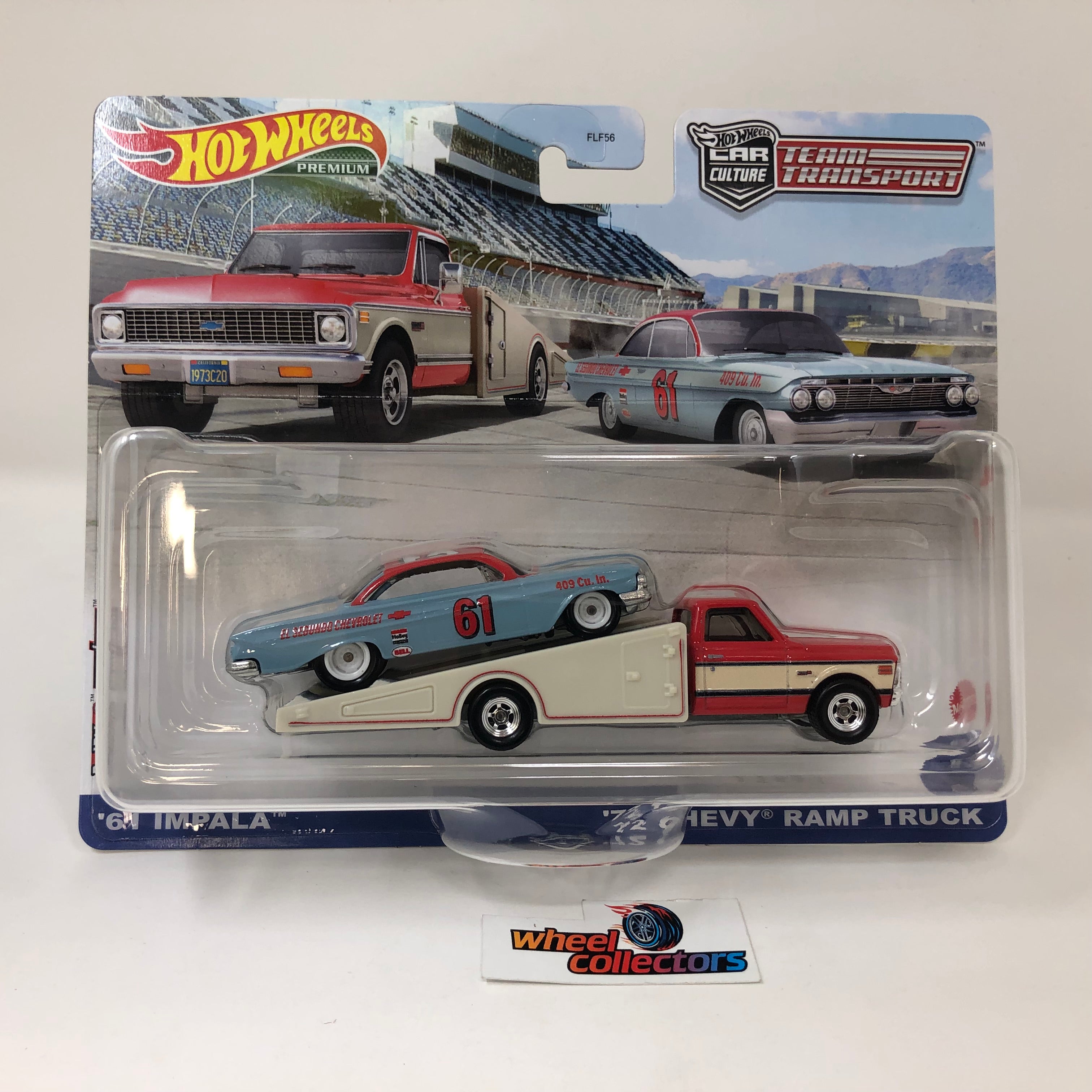 '61 Impala & '72 Chevy Ramp Truck * 2023 Hot Wheels Team Transport Car Culture Case U、mySite、hgirdovlk
