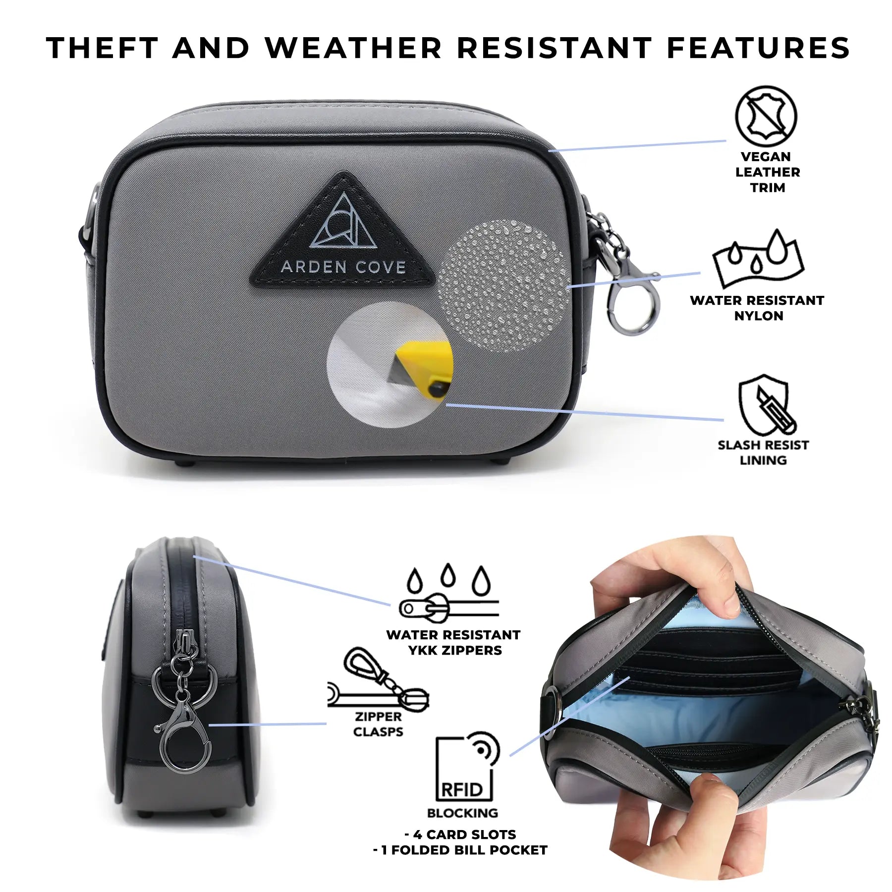 Crissy Mini Crossbody with Classic Clasps Strap、mySite、garagedoors4me