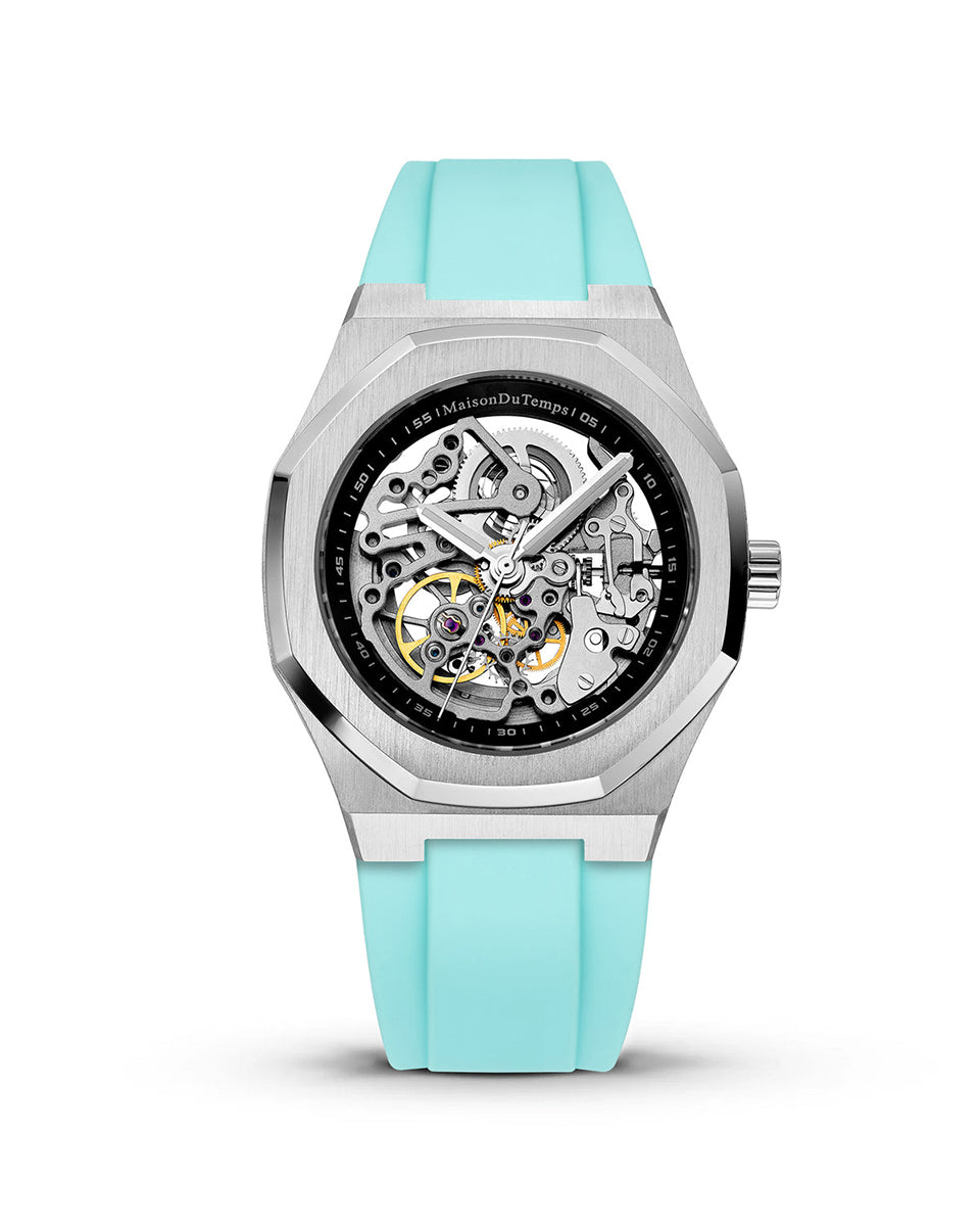 MTBeta Skeleton Silicone Turquoise (42mm)、mySite、botmansion