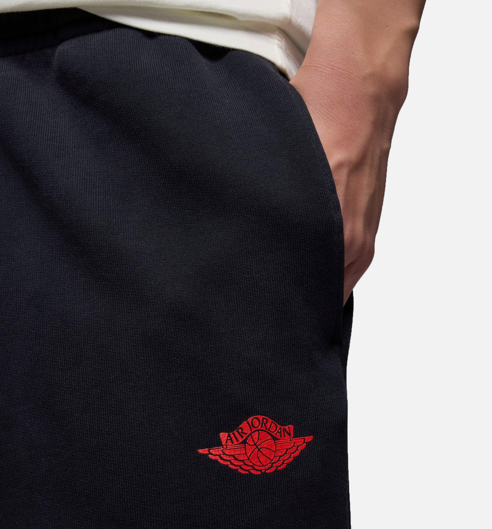 JDN Rare Air Fleece Mens Pant - Black/Red、mySite、dreamappss