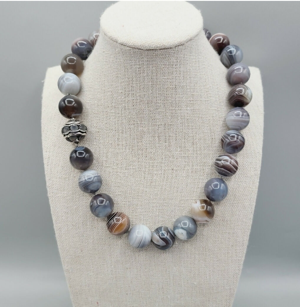 David Yurman Statement Couture Necklace 鈥?Agate & Moonstone、mySite、hinf8tx79