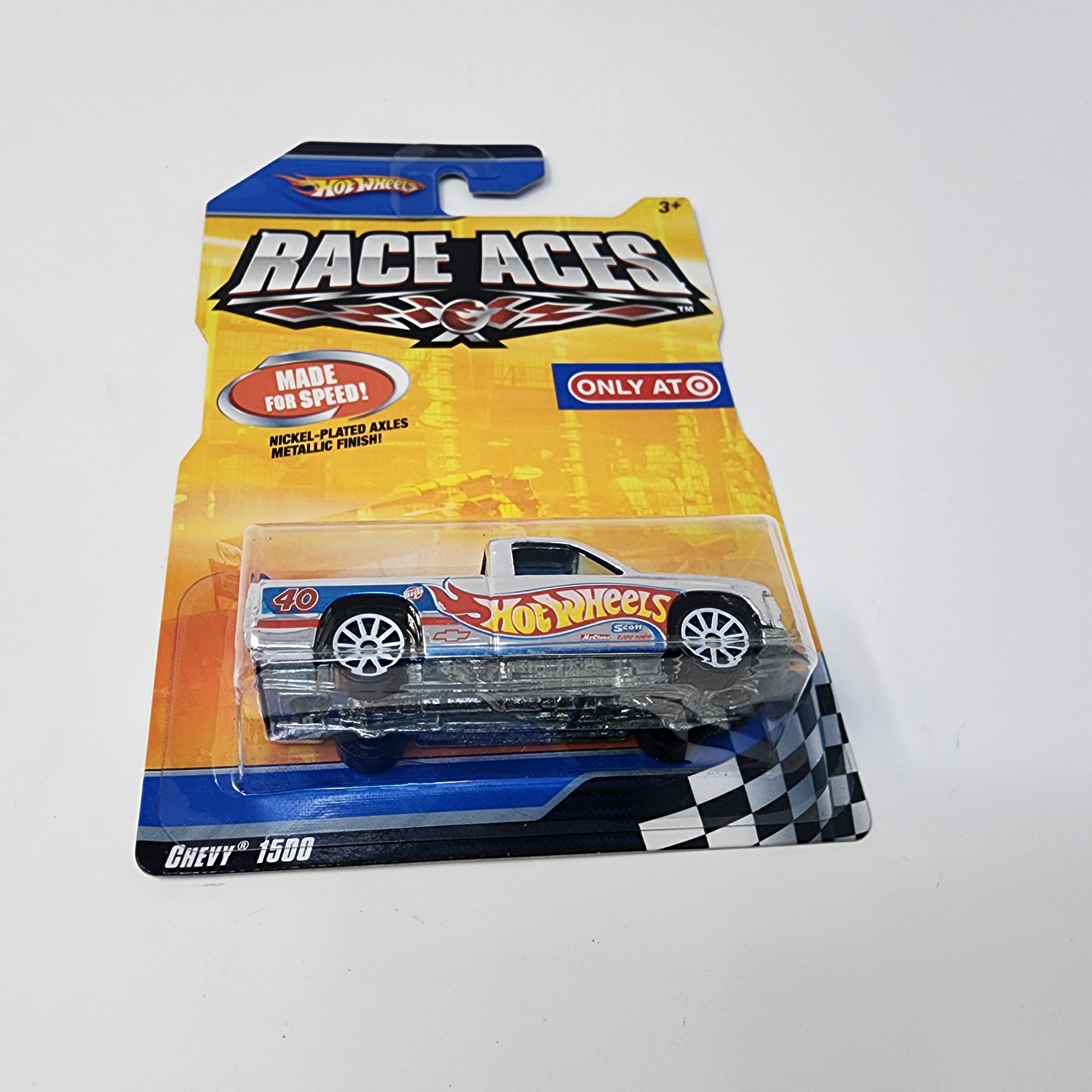 Chevy 1500 * Chrome * Hot Wheels Race Aces Target Only、mySite、hgirdovlk