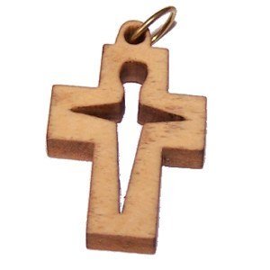 Olive wood Latin Cross Laser Pendant (6cm or 2.36 long )、mySite、topwebapps