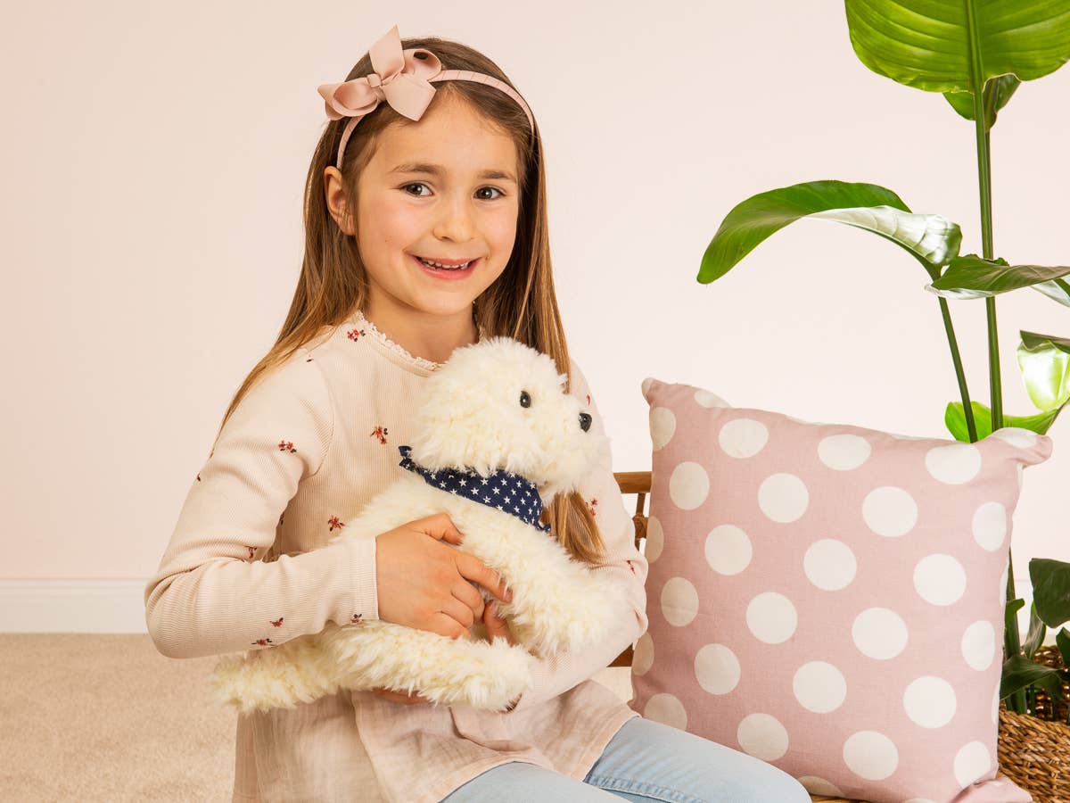 Labradoodle sitting 28 cm - plush toy - soft toy by Teddy Hermann -、mySite、g9winljtr