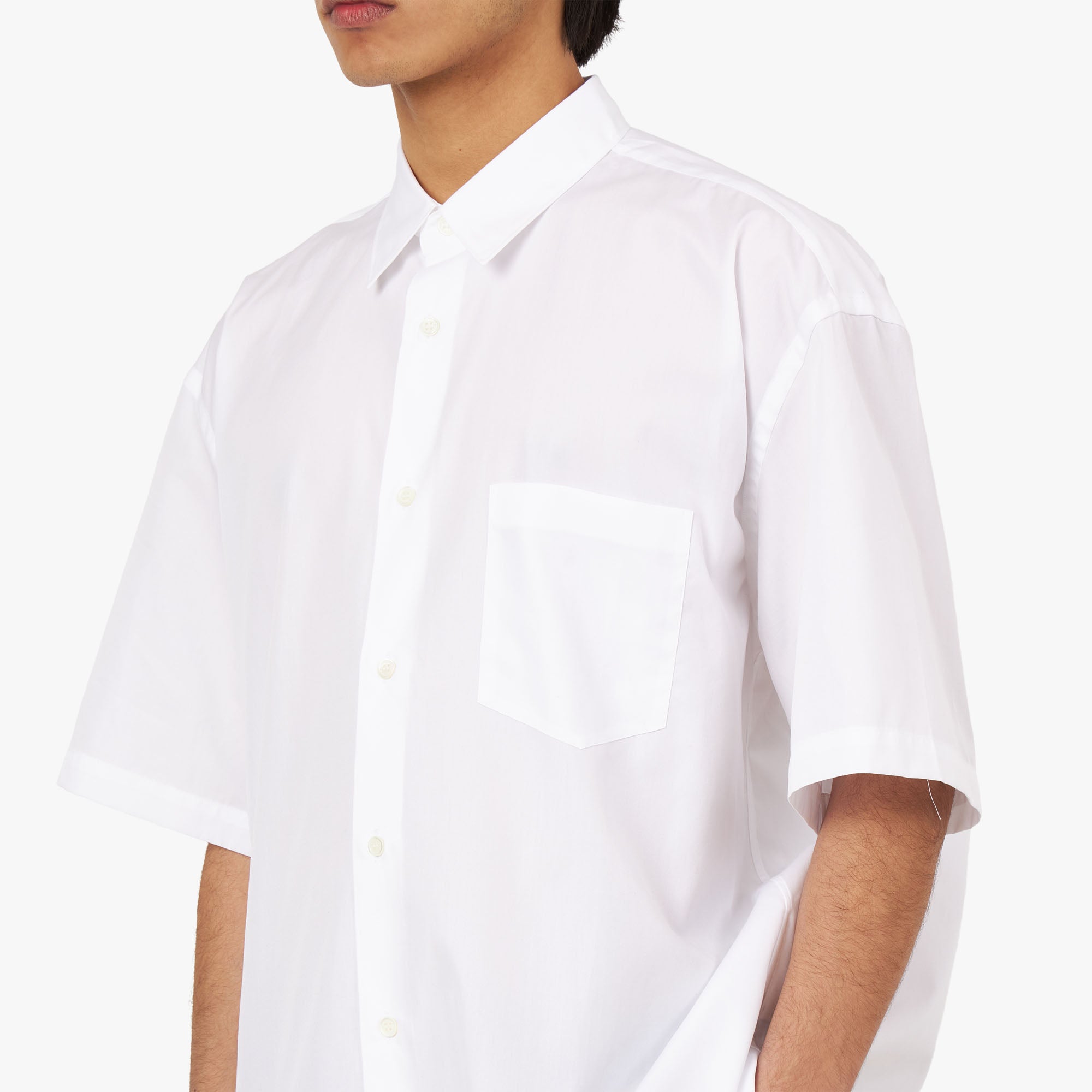  COMME des GARÇONS HOMME Cotton Broad Shirt / White、mySite、merchandisen