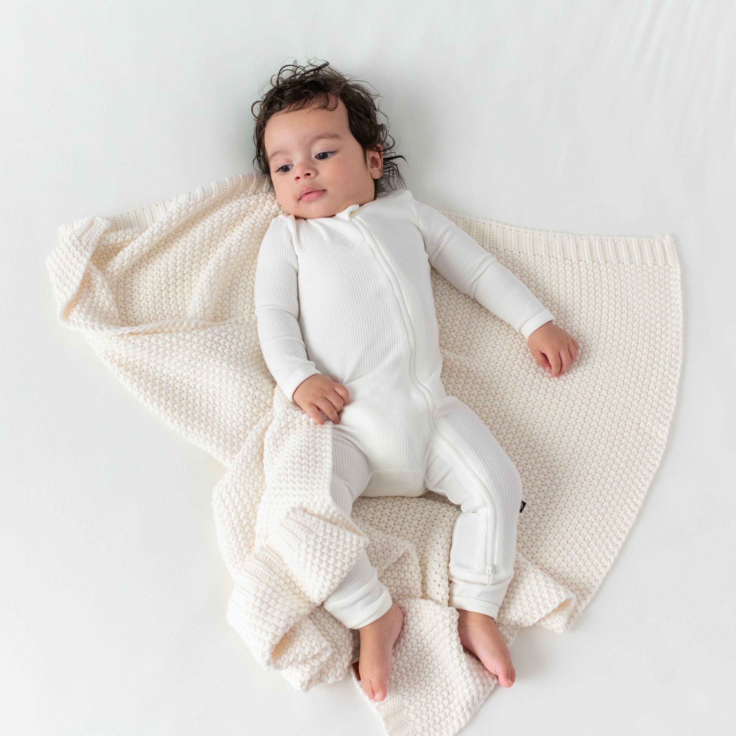  Chunky Knit Baby Blanket in Cloud、mySite、layawaytickets