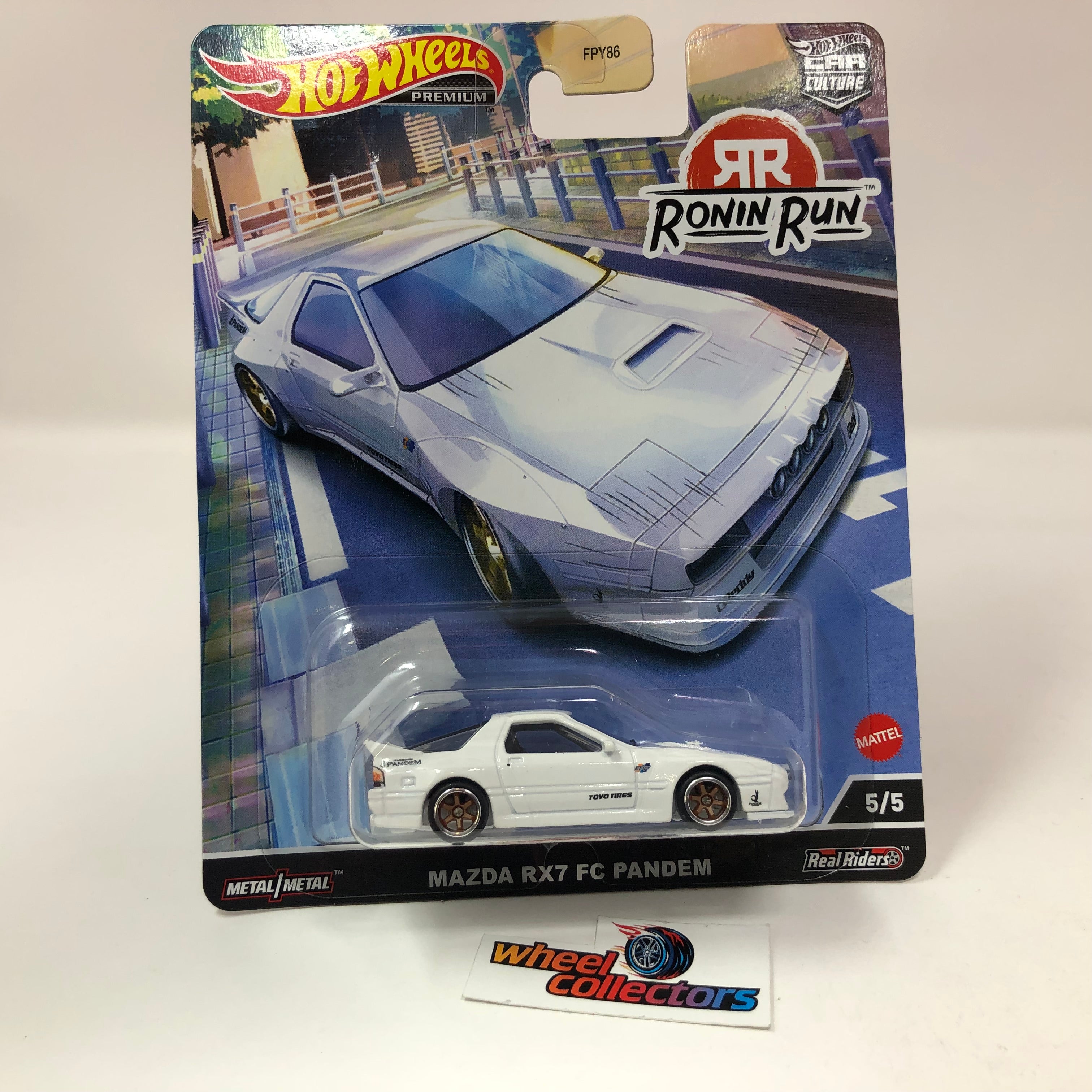 Mazda RX7 FC Pandem * WHITE * 2022 Hot Wheels Car Culture Ronin Run Case P、mySite、hgirdovlk