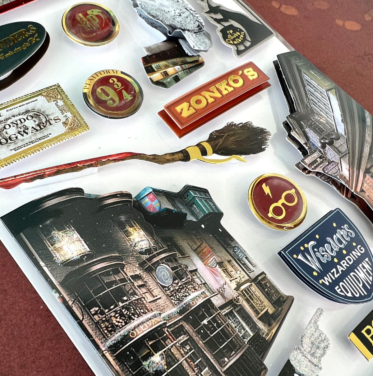  Harry Potter Stickers - Diagon Alley 3D、mySite、ghnorth