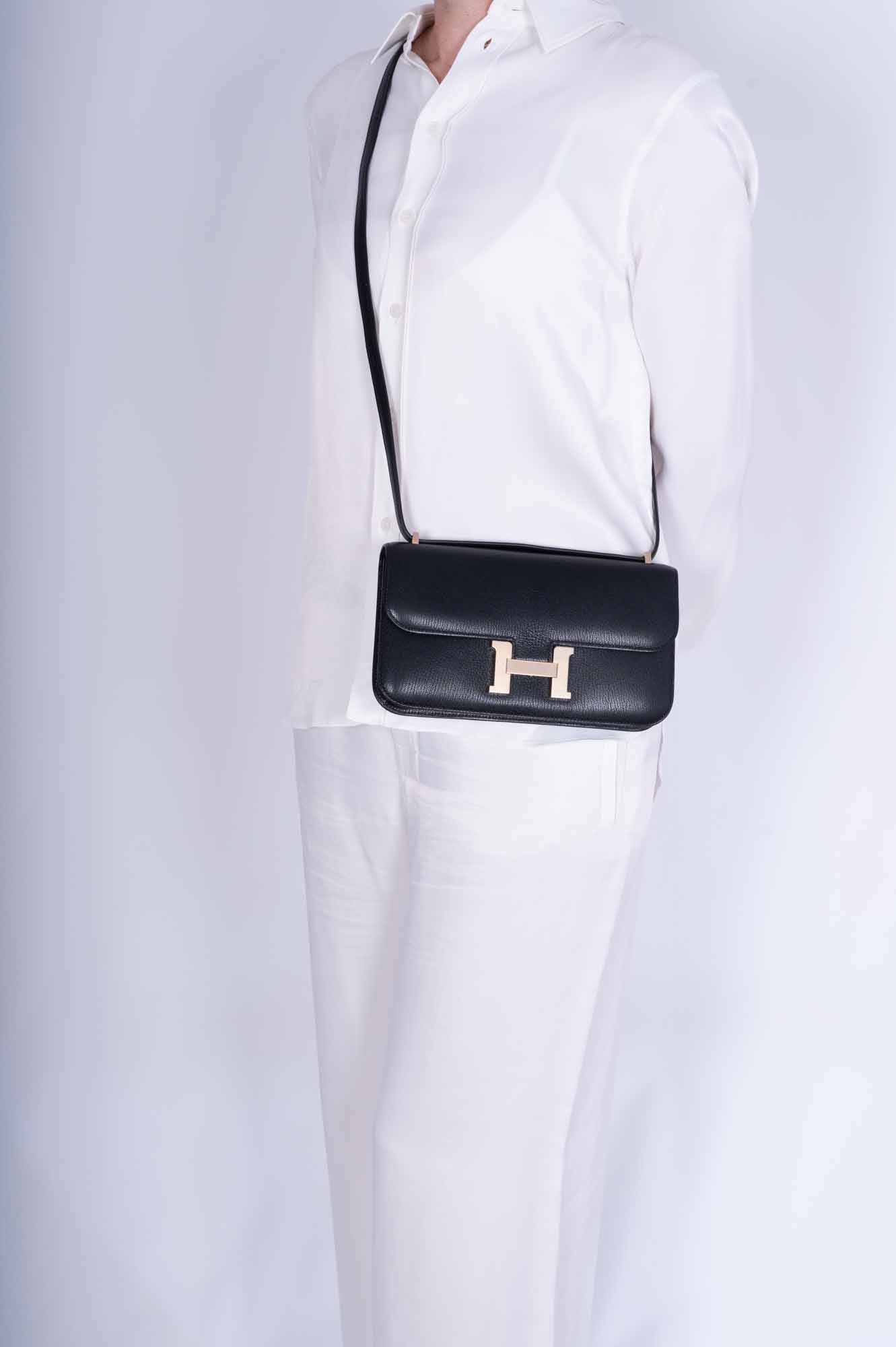 Hermès Constance Elan 29 Black Chèvre Gold Hardware、mySite、garminoutage.com
