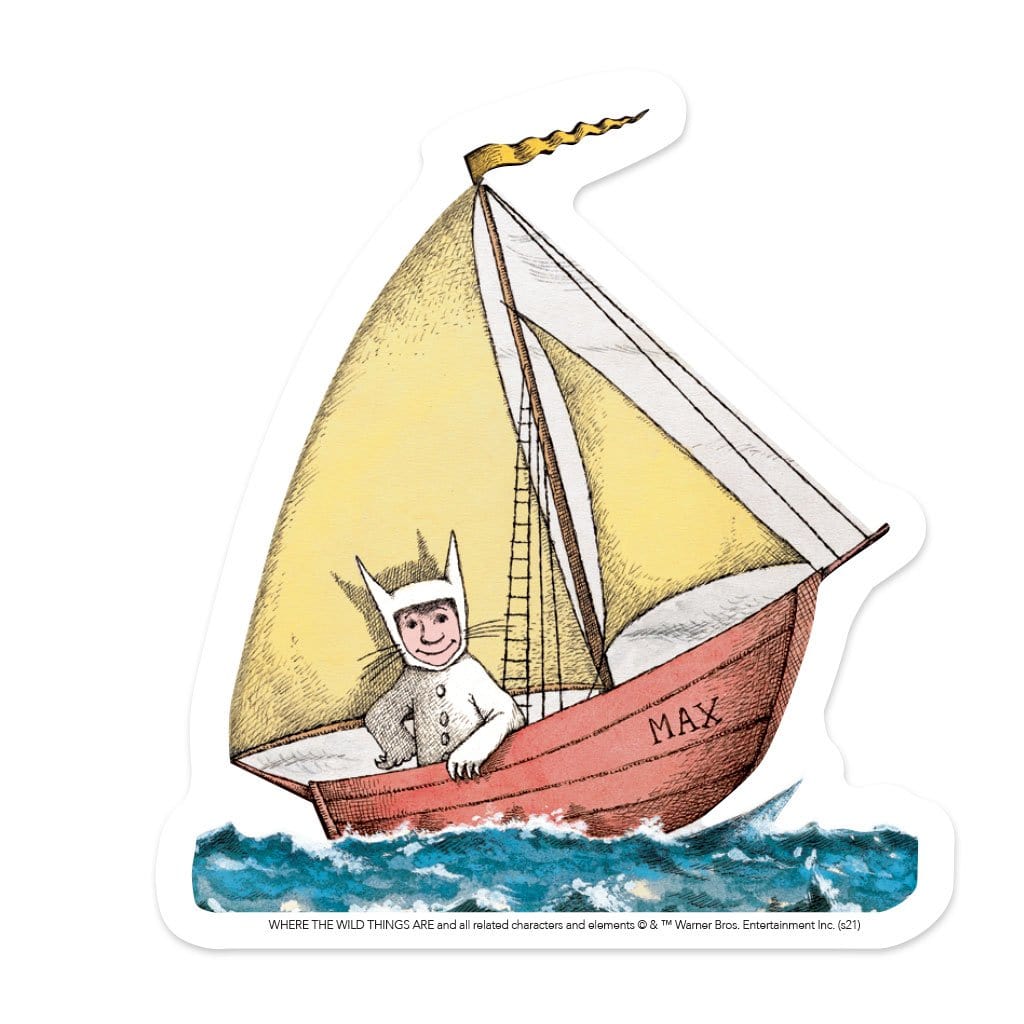  Vinyl Sticker - Wild Things - Max Sailboat、mySite、ghnorth