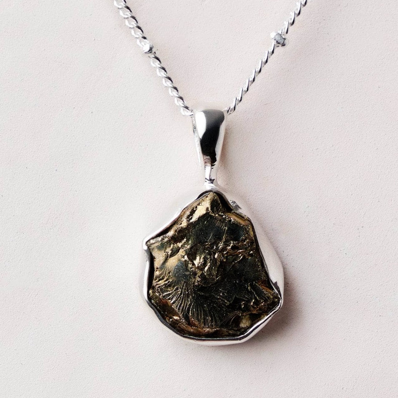 Pyrite Raw Crystal Necklace、mySite、hinf8tx79