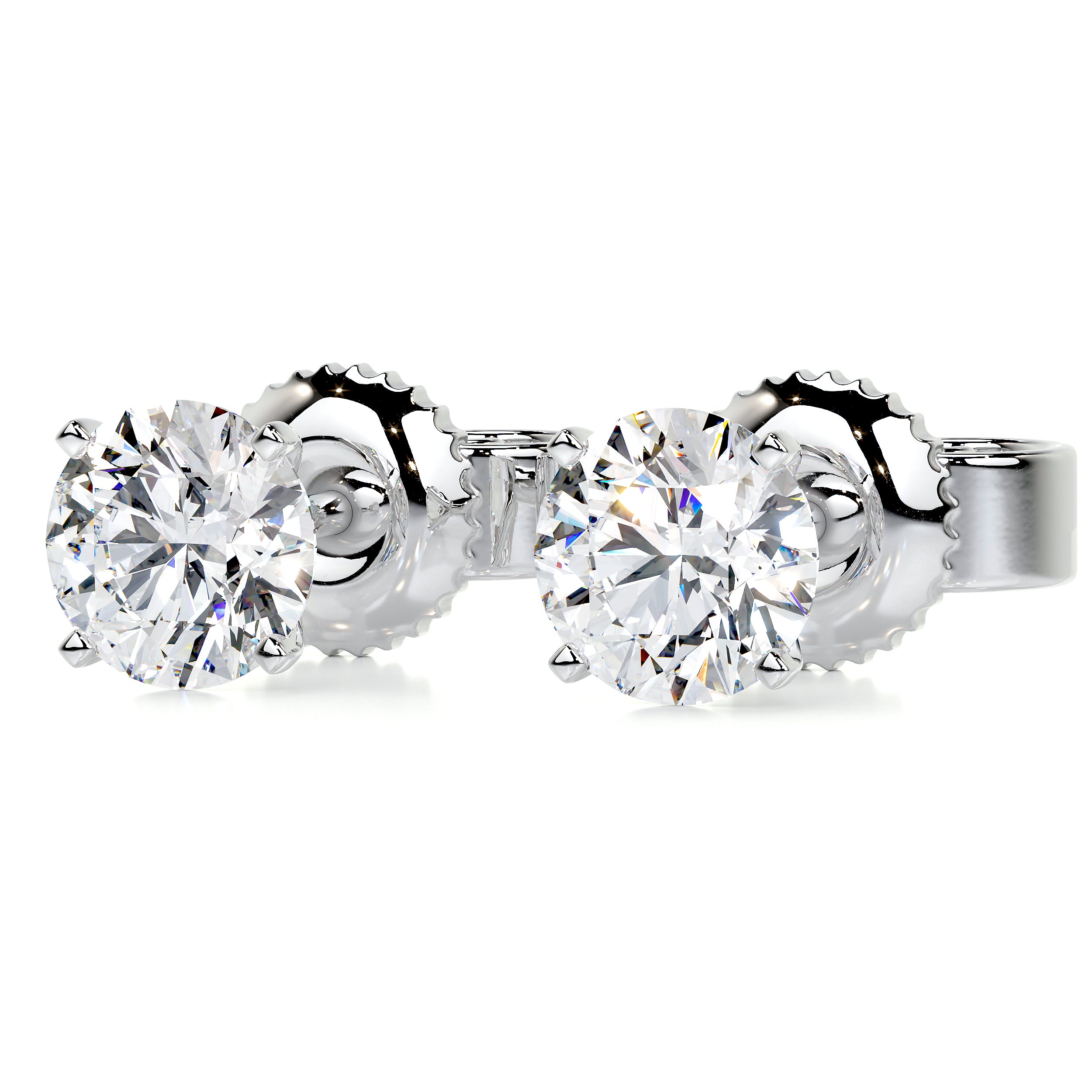 Allen Diamond Earrings -14K White Gold、mySite、hinf8tx79
