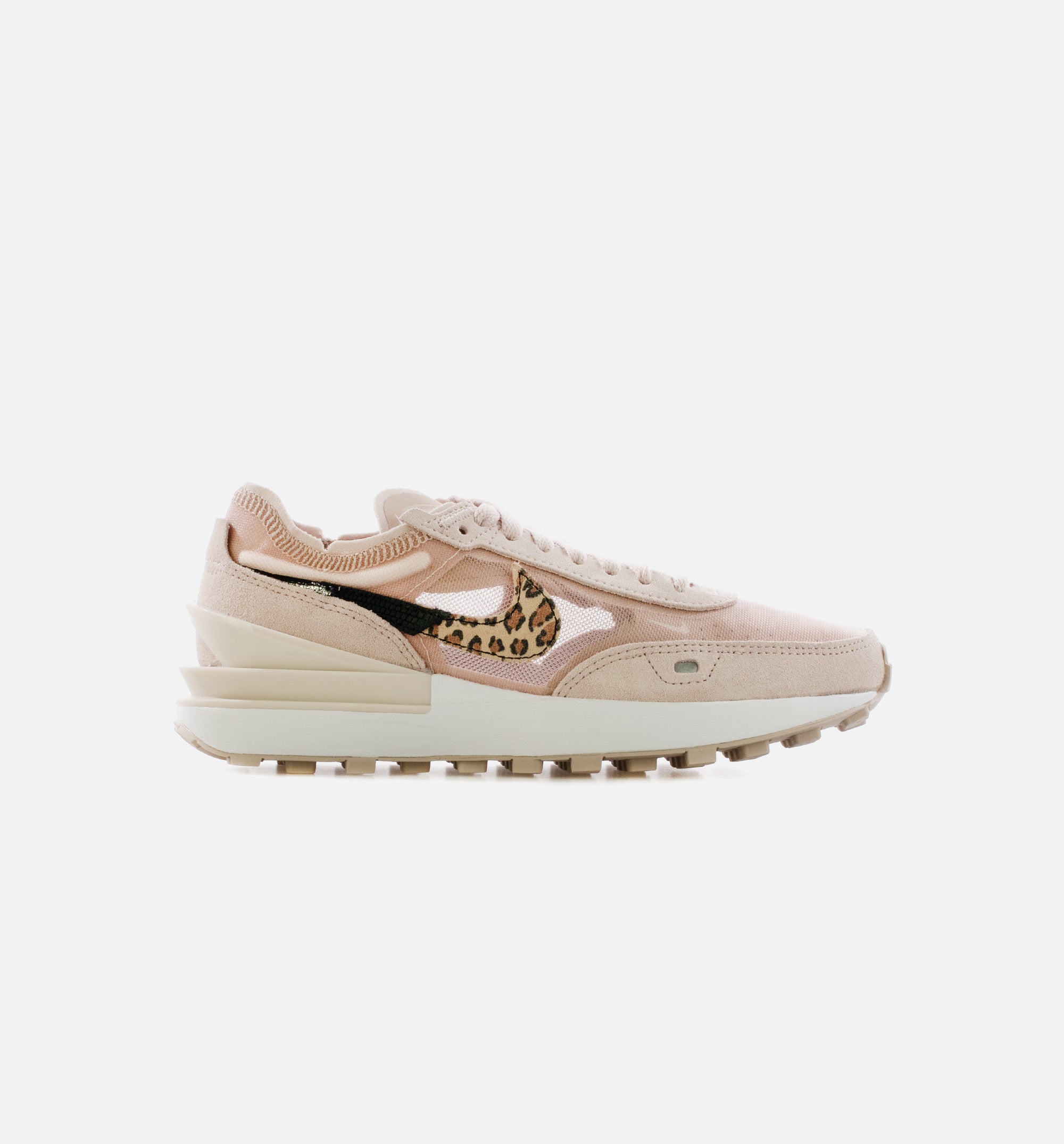 Waffle One Pink Leopard Womens Lifestyle Shoe - Satin/Pink、mySite、dreamappss