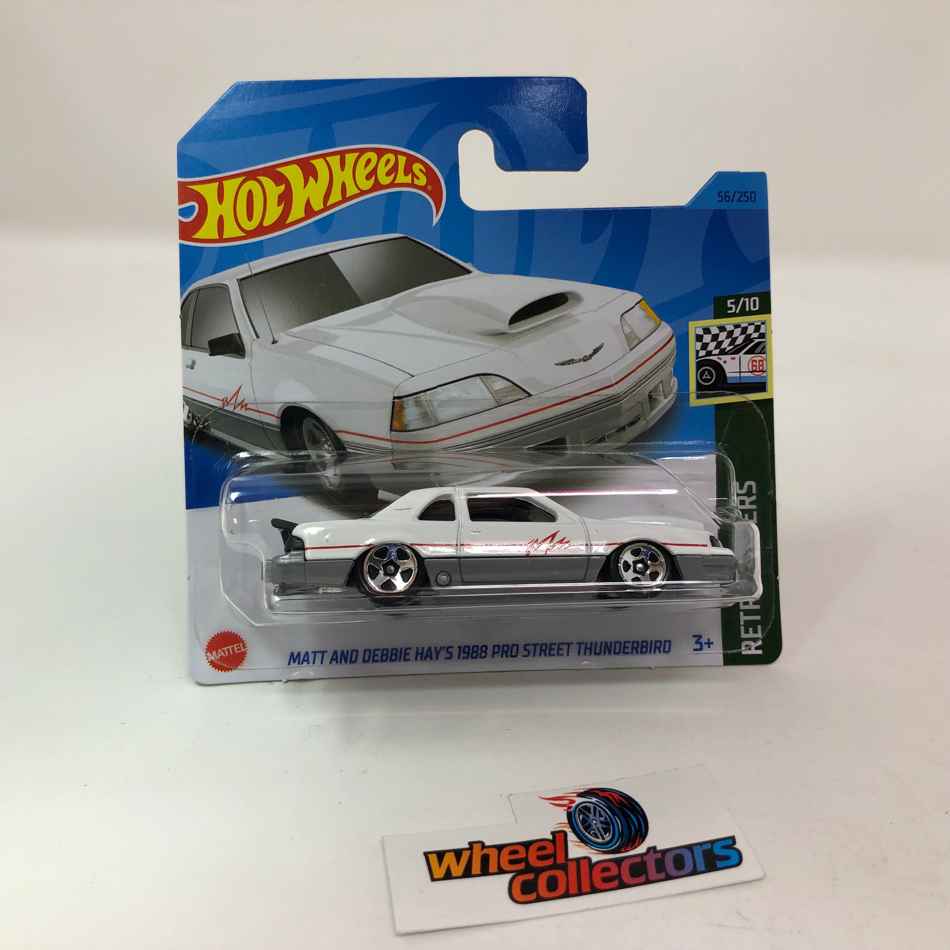 Maat & Debbie Hay's 1988 Pro Thunderbird #56 * White * 2023 Hot Wheels Case D Short Card、mySite、hgirdovlk