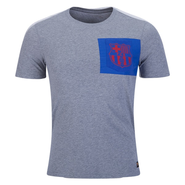 Nike Men's FC Barcelona Tee Dark Grey Heather/Game Royal、mySite、bottomscart