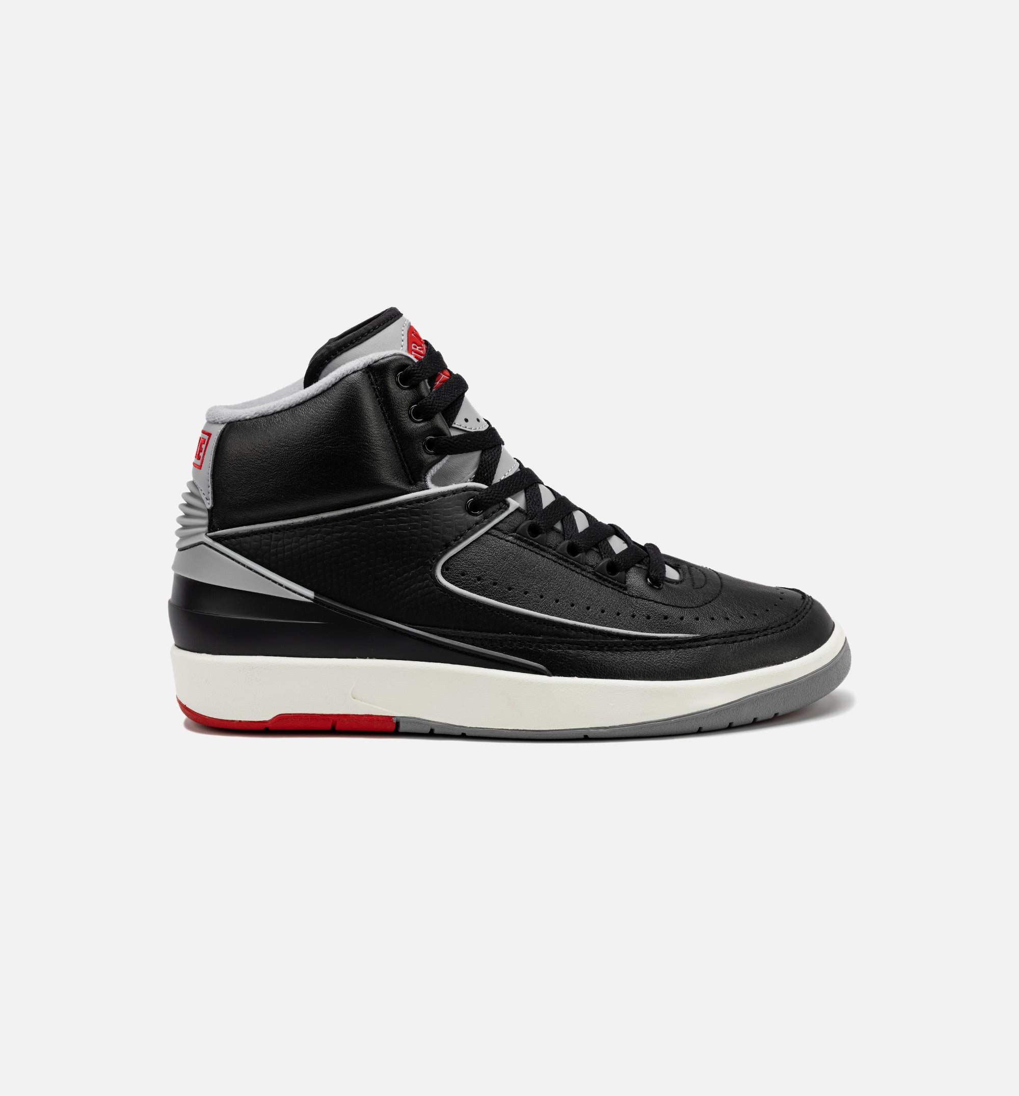 Air Jordan 2 Retro Black Cement Mens Lifestyle Shoe - Black/Cement Grey Free Shipping、mySite、dreamappss