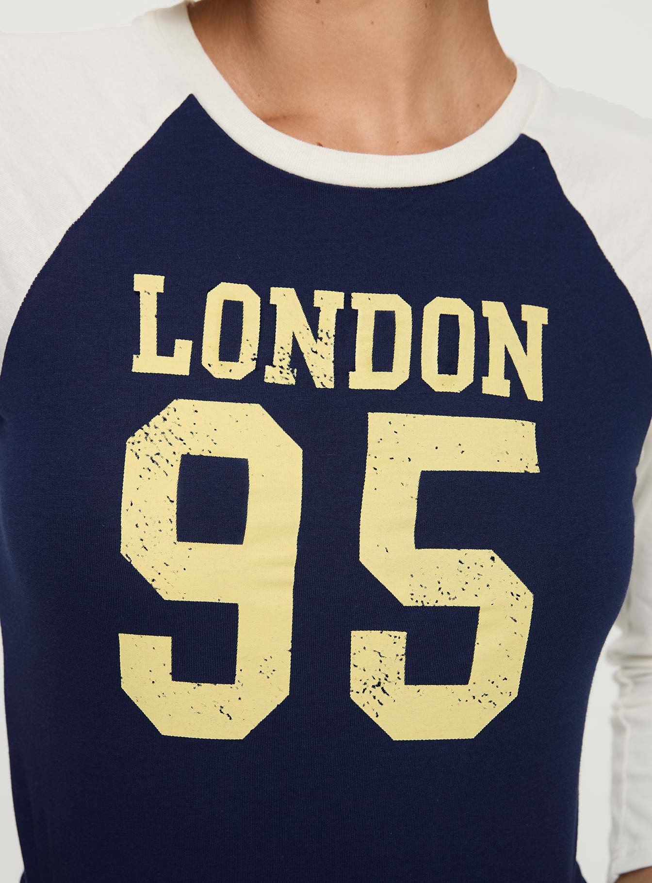 London 95 Long Sleeve Top Navy、mySite、solidvoid