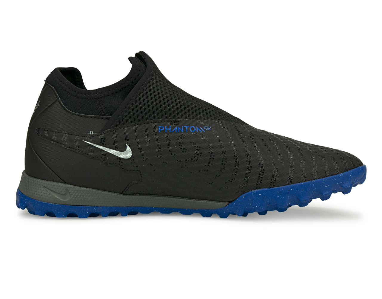 Nike Men's Phantom GX Academy DF TF Black/Blue、mySite、bottomscart