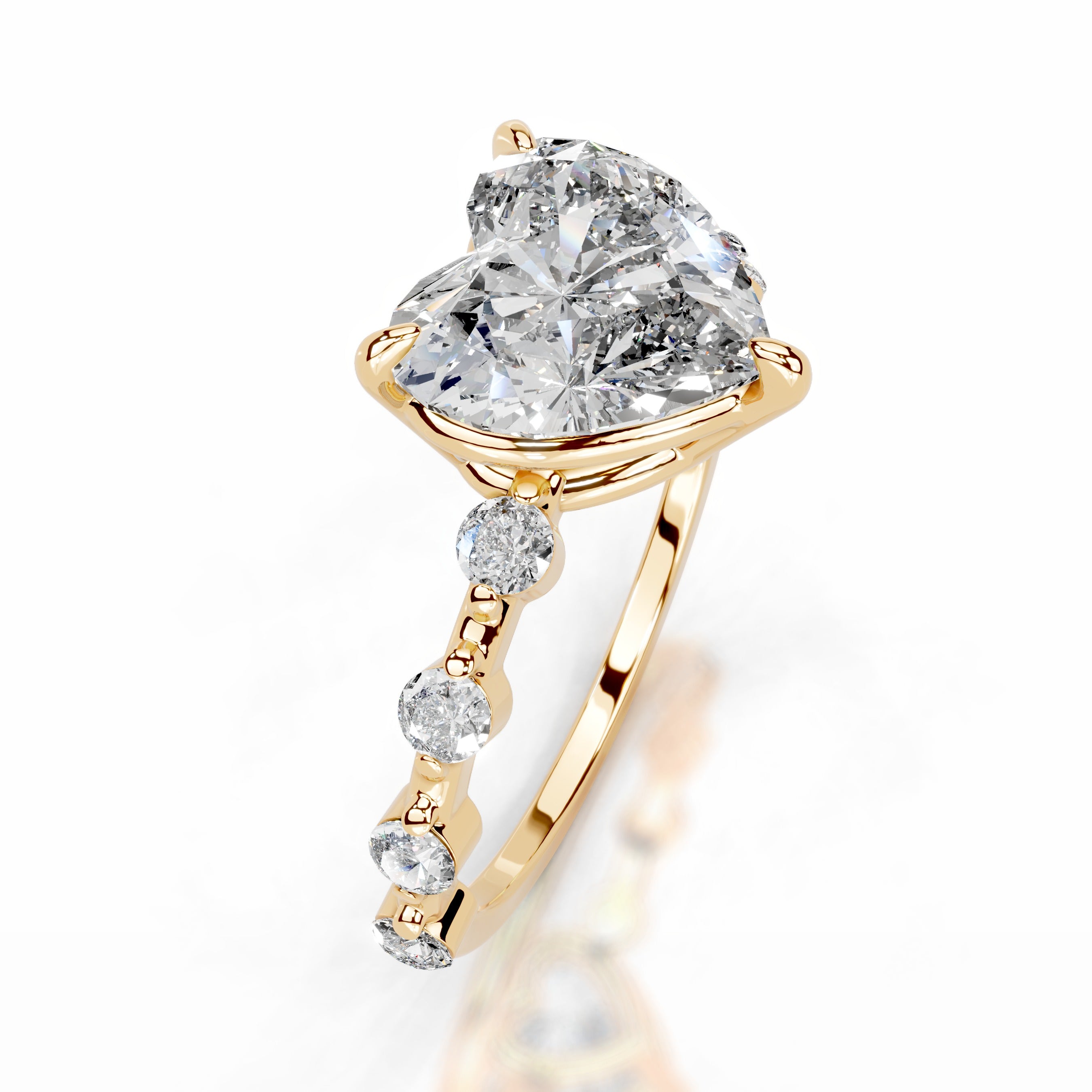 Bell Lab Grown Diamond Ring - 18K Yellow Gold、mySite、hinf8tx79