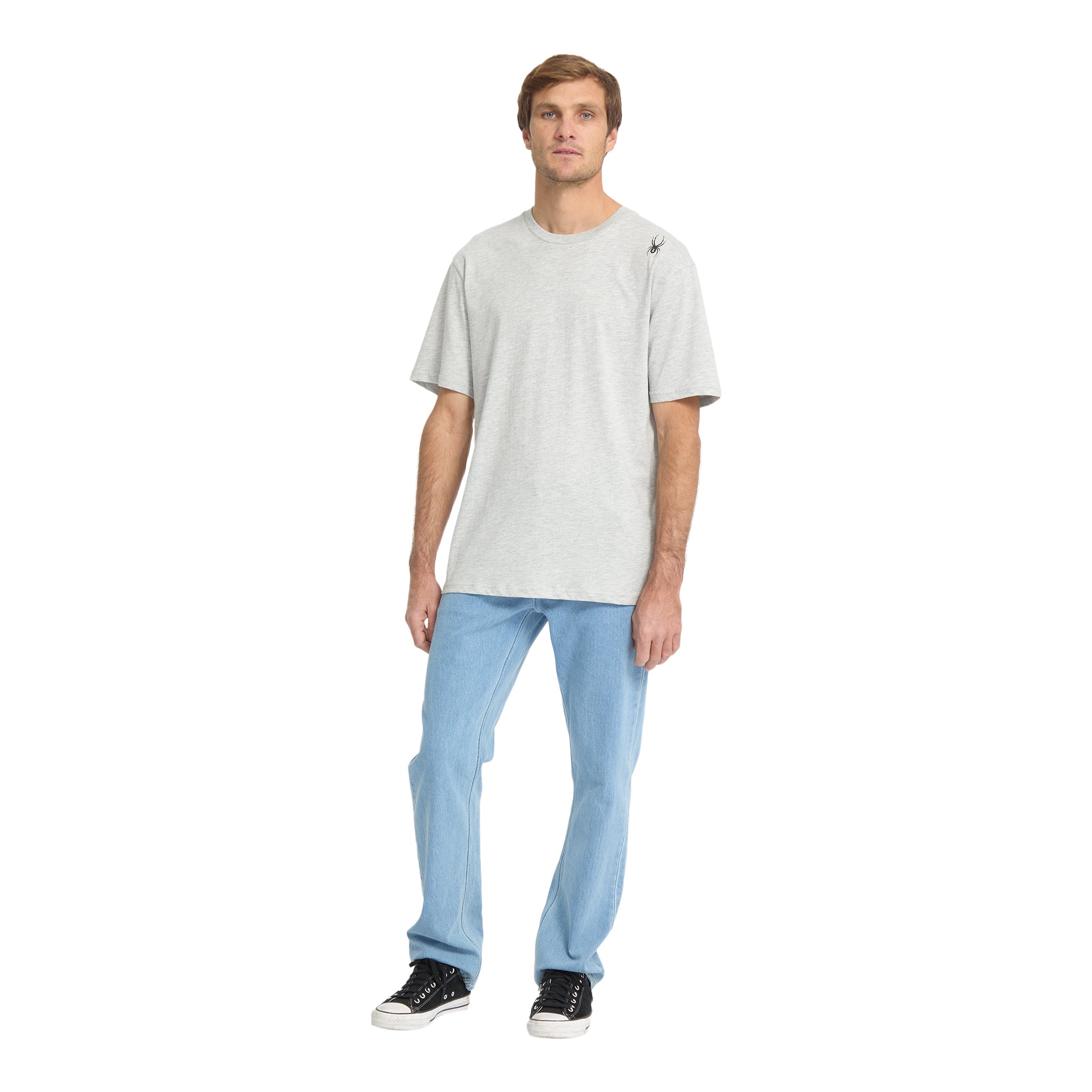 Men Bug Logo Short Sleeve Tee - Heather Grey、mySite、i-lightchina