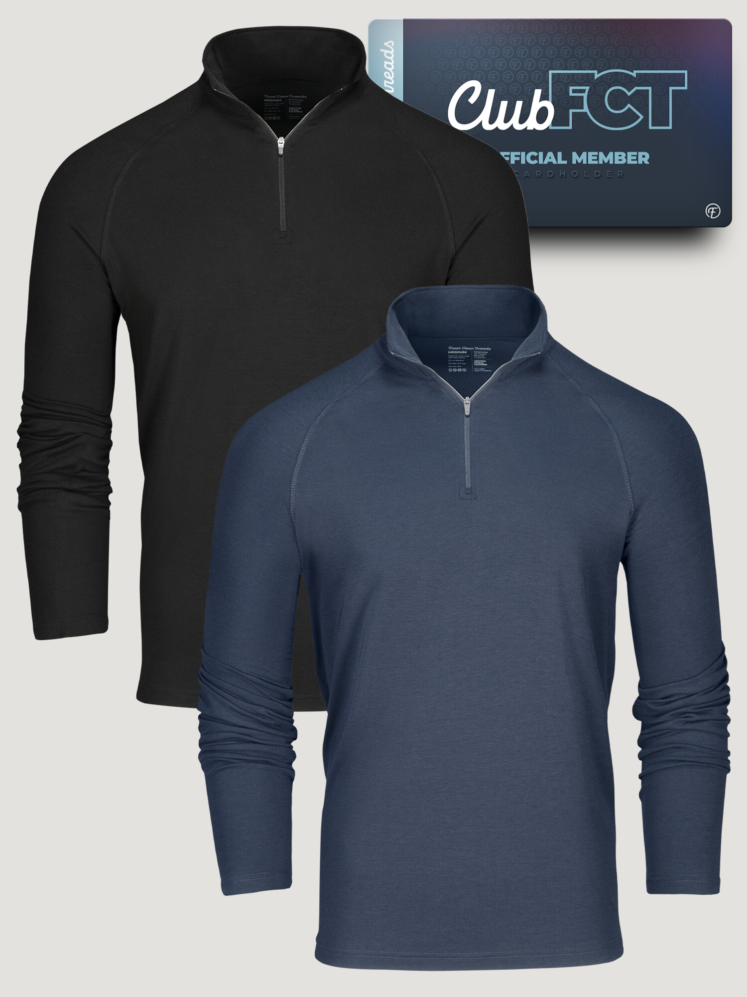  Bold Performance Quarter Zip Member 2-Pack、mySite、ghnorth