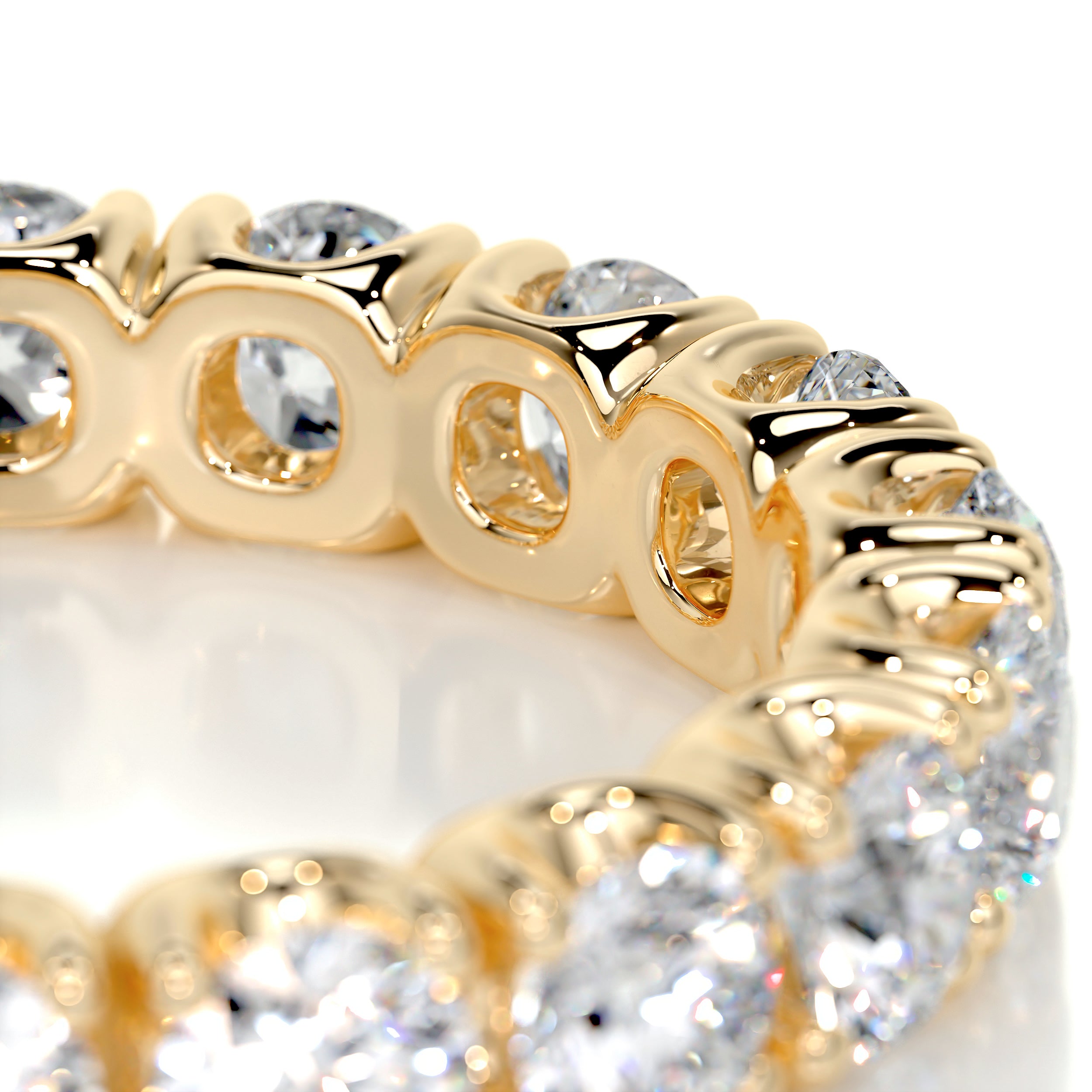 Trinity Eternity Wedding Ring (2.4 Carat) -18K Yellow Gold、mySite、hinf8tx79
