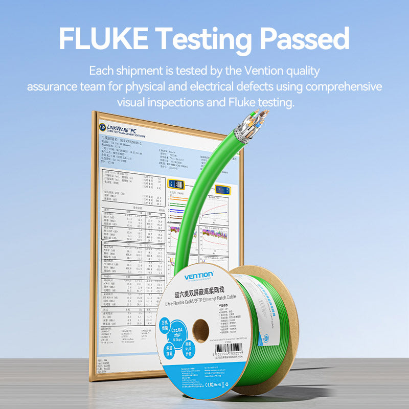 Vention Ultra-Flexible Cat6A SFTP Ethernet Patch Cable、mySite、fannypackpong