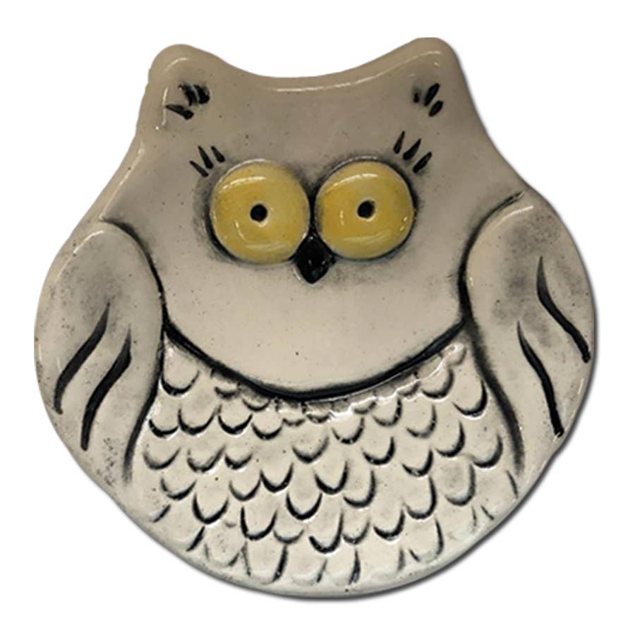Cute Ceramic Owl Dish: Mini 3 Owls Handmade in the USA、mySite、g9winljtr