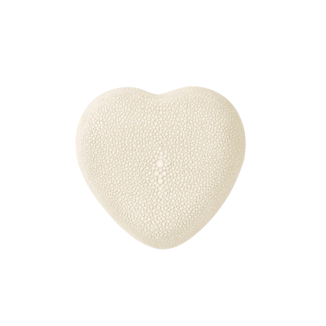  Aerin Cream Shagreen Heart Box、mySite、elrpsem3k