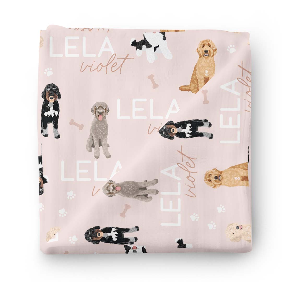  Personalized Baby Name Swaddle Blanket | Doodles、mySite、layawaytickets
