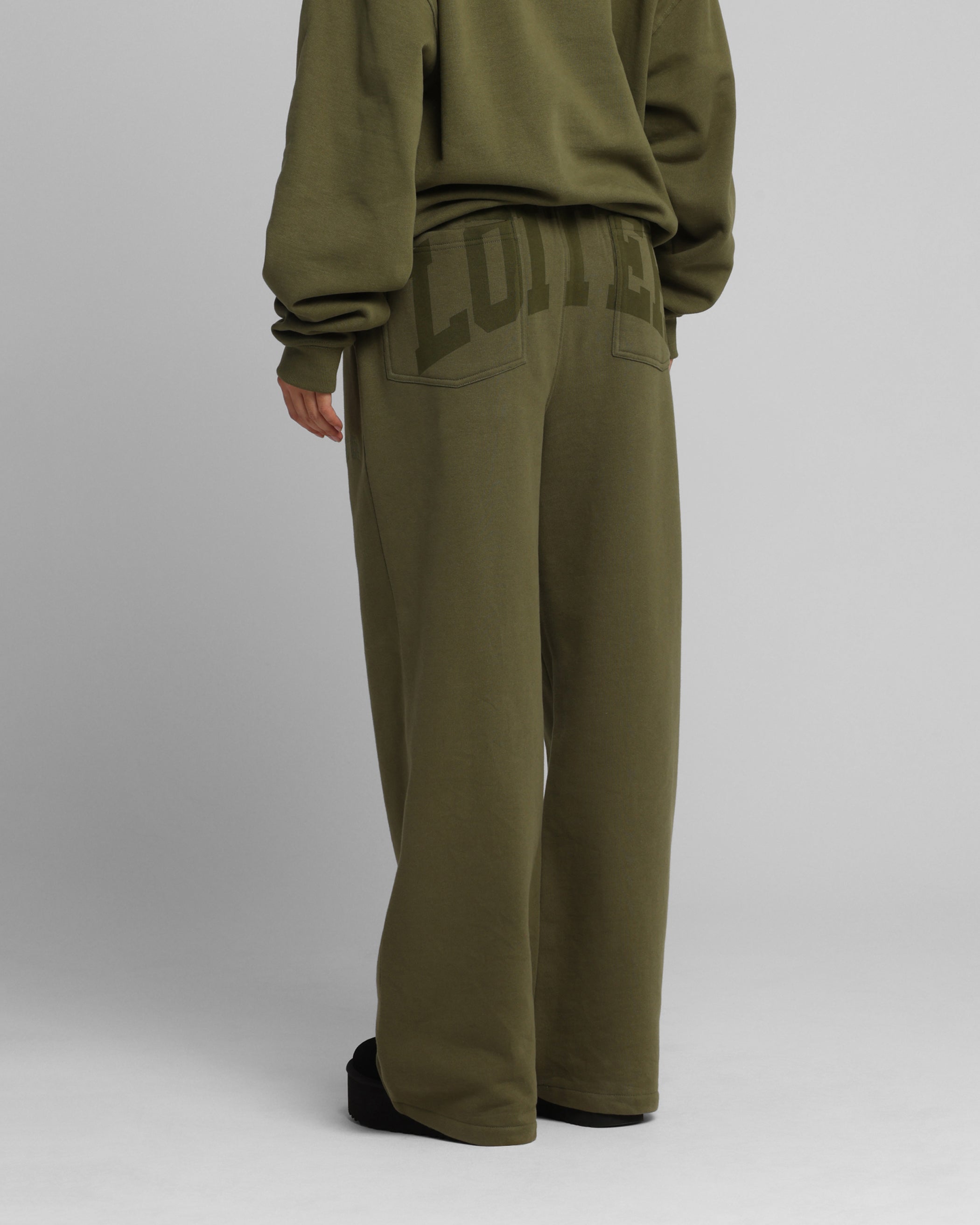 Loiter Arch Premium Sweat Pants Khaki、mySite、zt4zffjzw