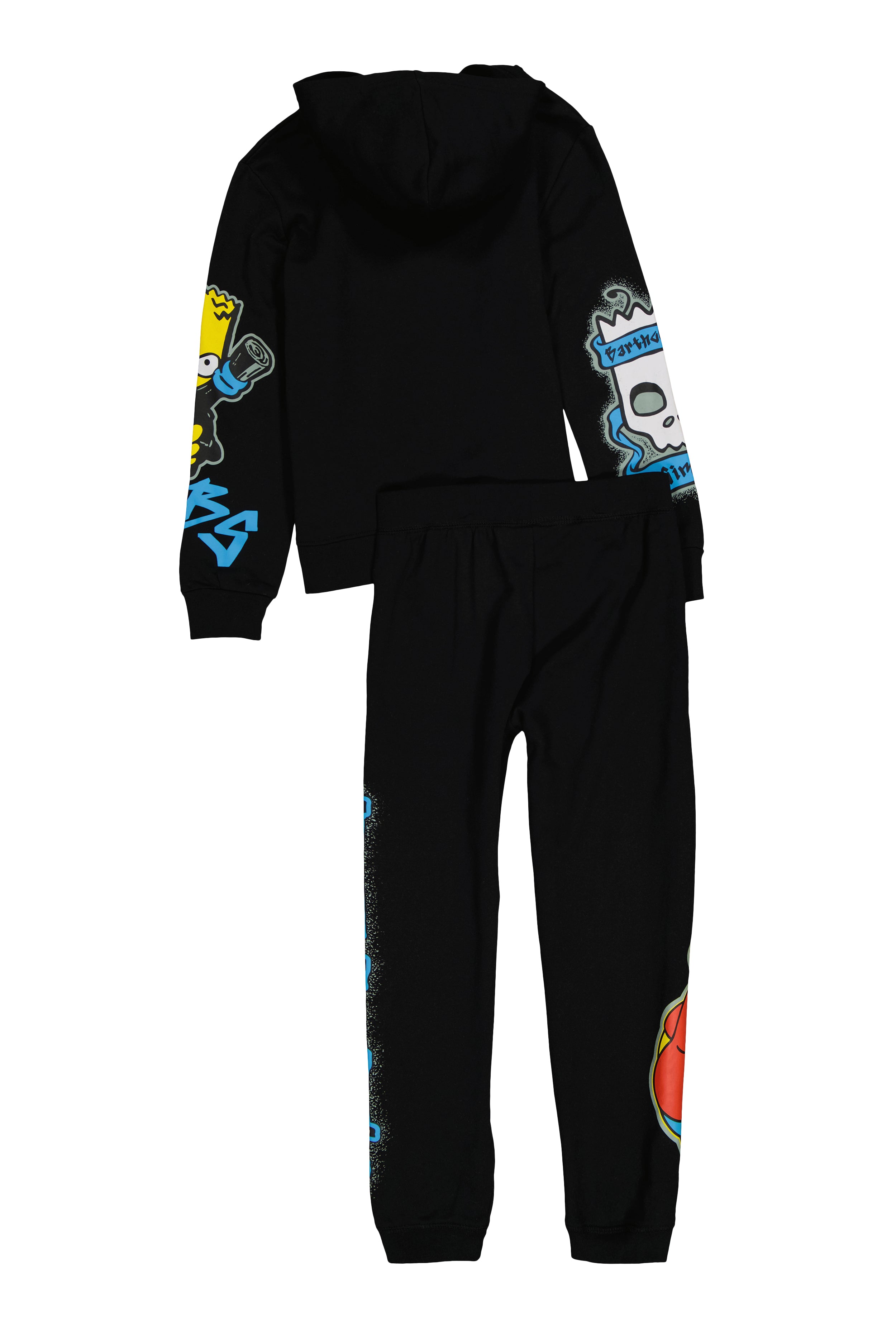Boys Springfield Bart Simpson Graphic Hoodie and Joggers、mySite、camillekostekn
