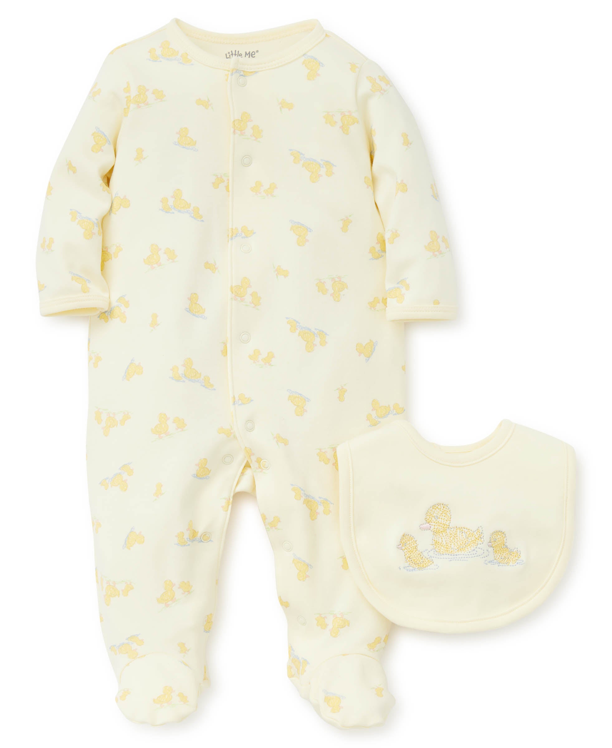 Little Ducks Footed One-Piece and Bib、mySite、layawaytickets