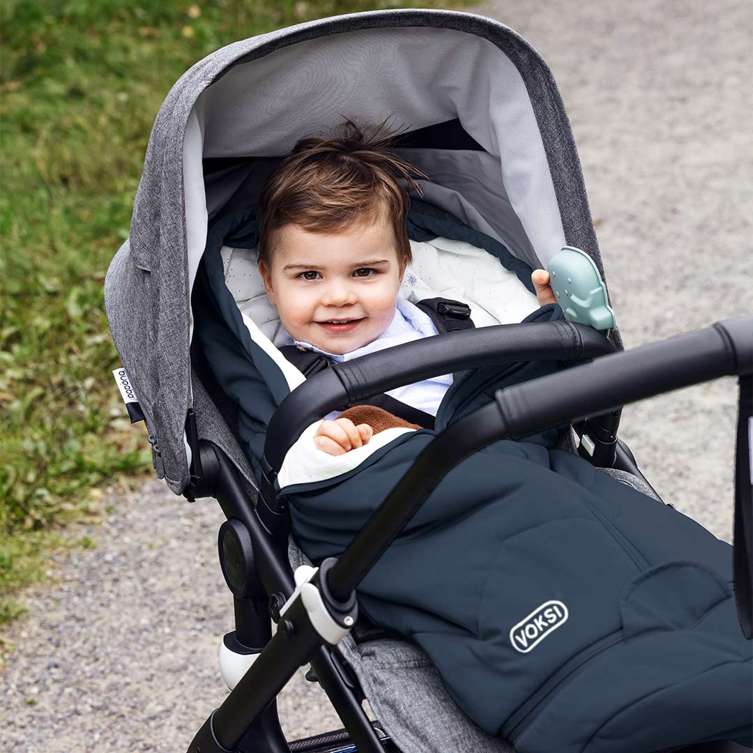  Voksi Sky Light Footmuff - Poppy Blue - Seeds、mySite、merchandisen