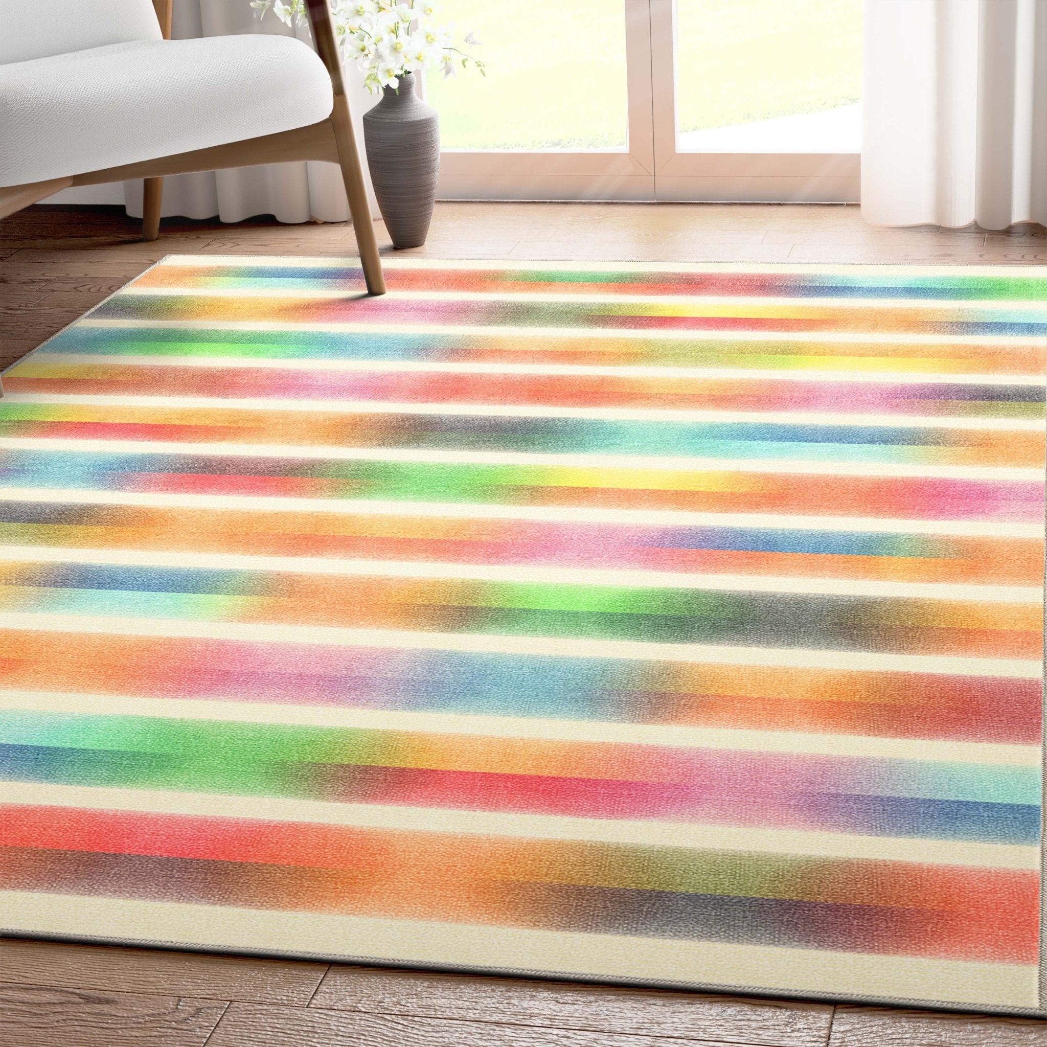 Apollo Geometric Modern Shapes Multi Color Rug for Living Room, Bedroom, Kitchen & Office、mySite、gigharbornorthrealestate