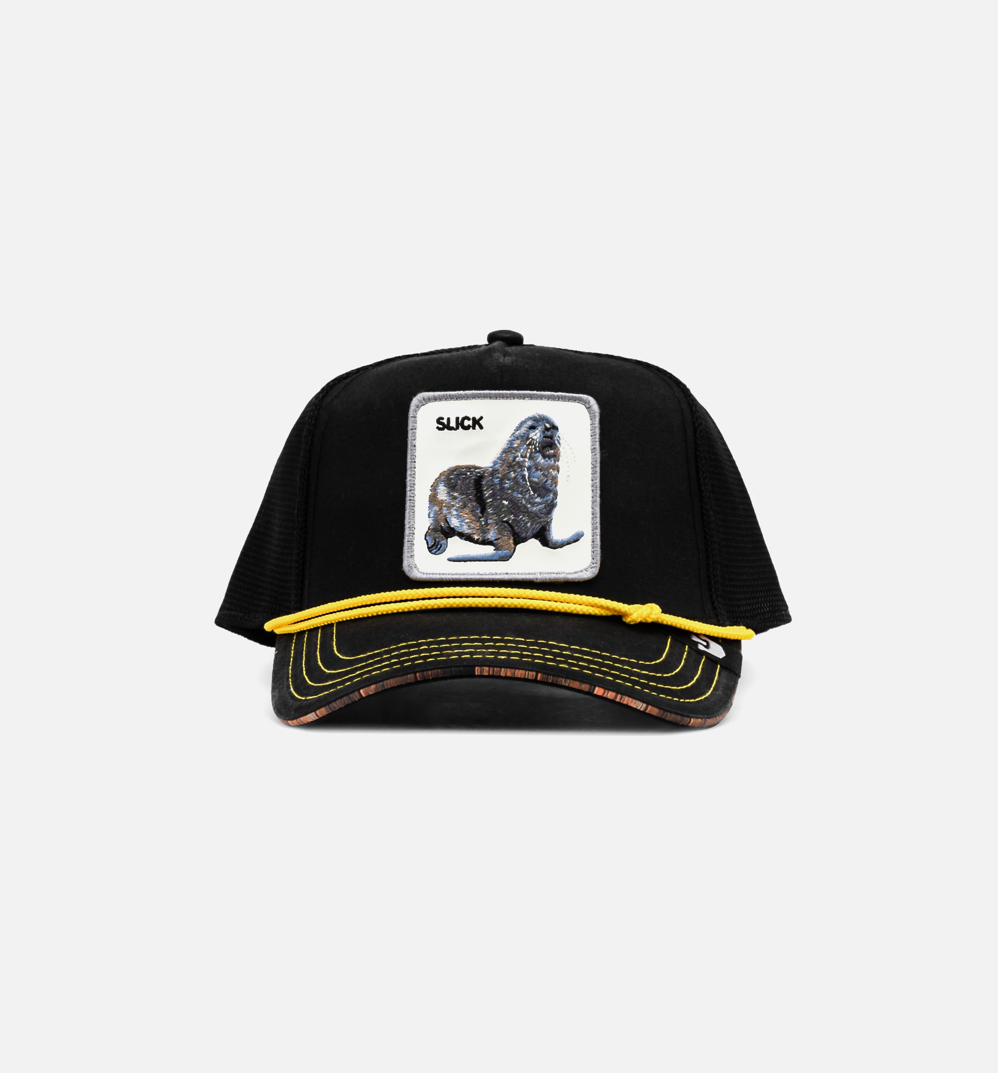 Seal Of Approval Trucker Mens Hat - Black/White、mySite、dreamappss