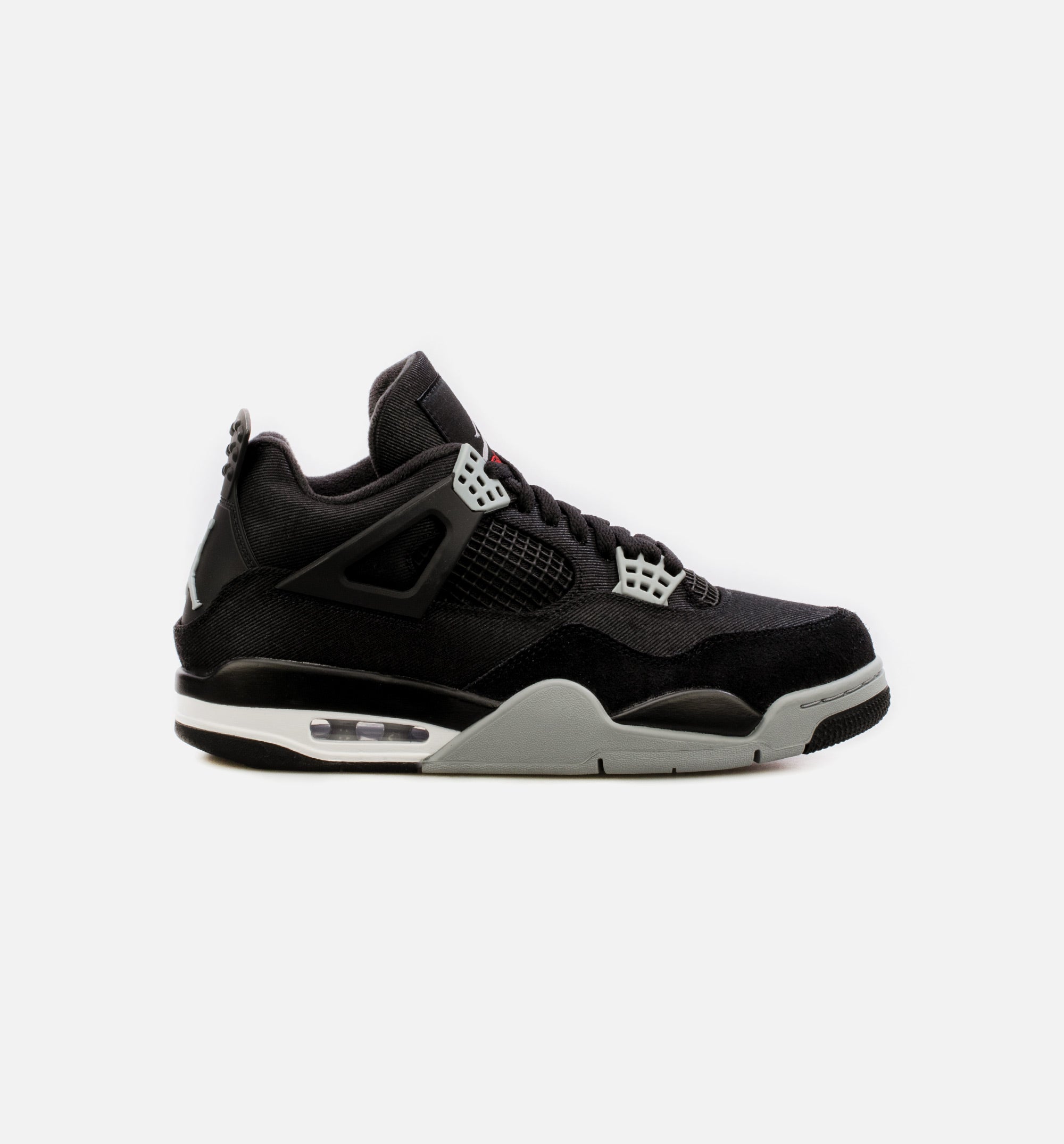 Air Jordan 4 Retro Black Canvas Mens Lifestyle Shoe - Black Limit One Per Customer、mySite、dreamappss