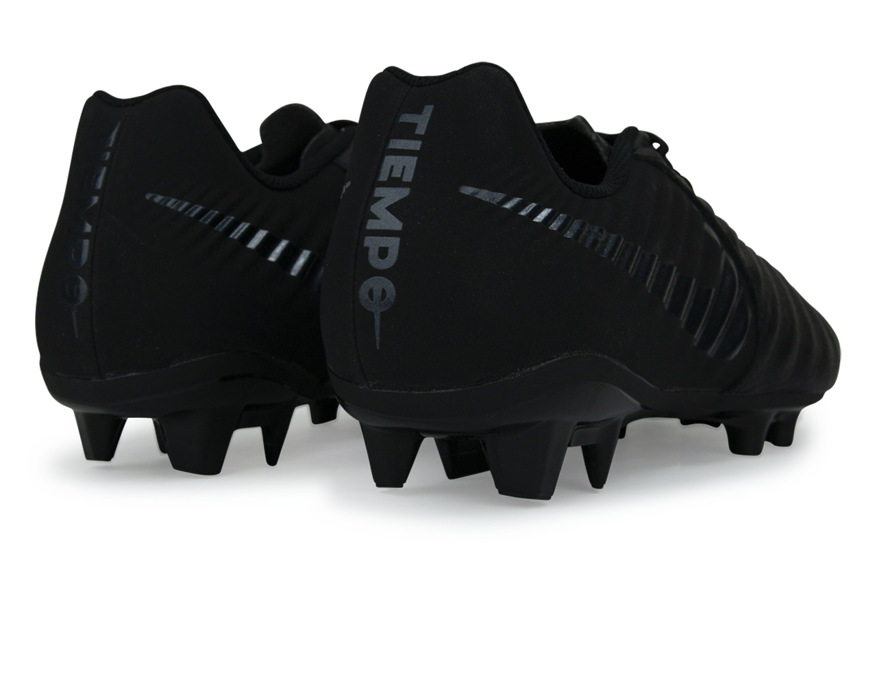 Nike Men's Tiempo 7 Academy FG Black/Black、mySite、noshort