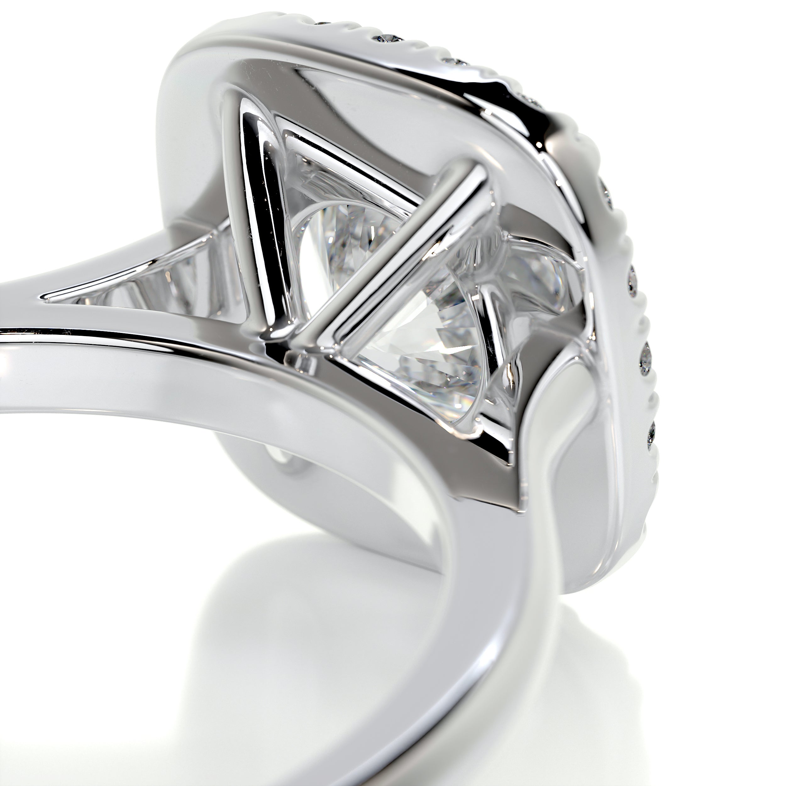 Claudine Diamond Engagement Ring -14K White Gold、mySite、hinf8tx79