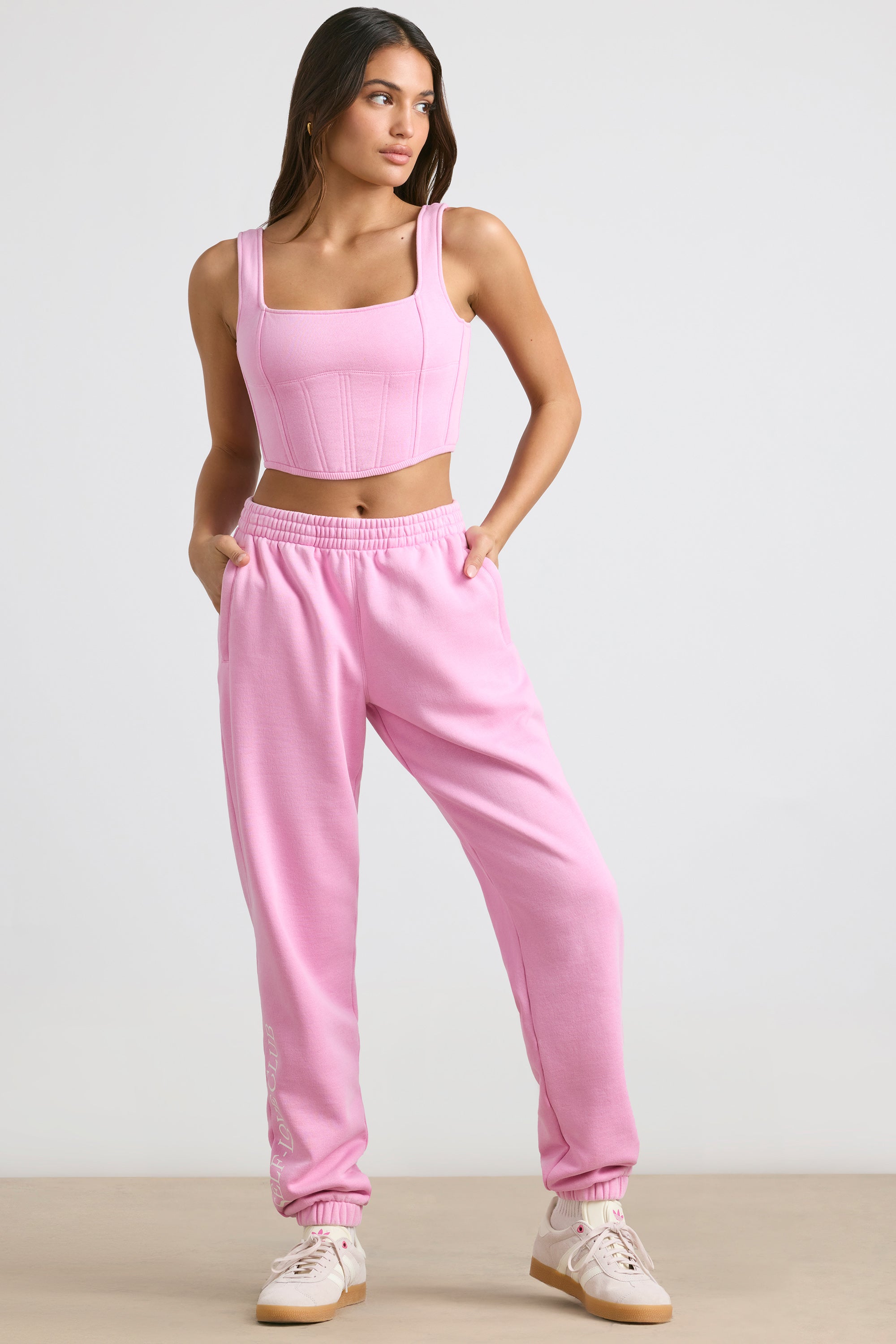 Oversized Joggers in Bubblegum Pink、mySite、solidvoid