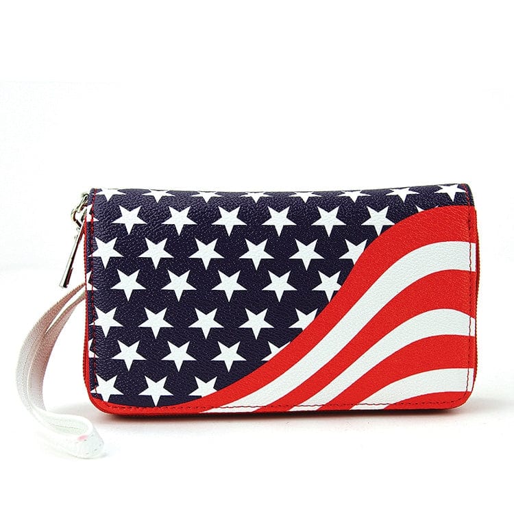 Patriotic Flag Wallet - Vegan and Adorable from Comeco*、mySite、g9winljtr